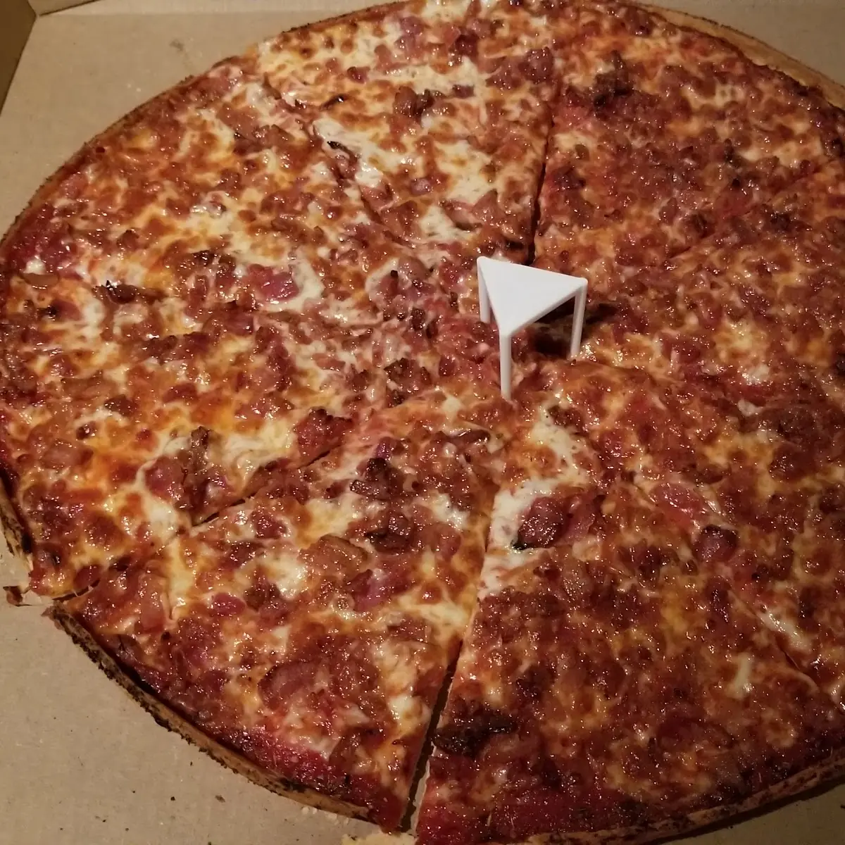 Bacon Thin Crust Pizza