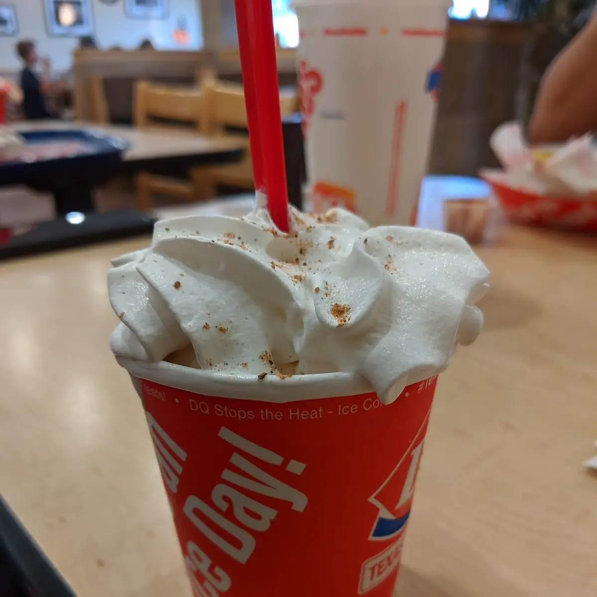 Candy Cane Chill Blizzard Treat