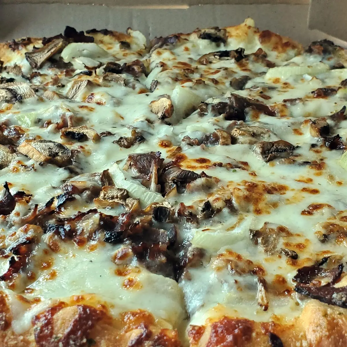 Philly Cheesesteak Pizza