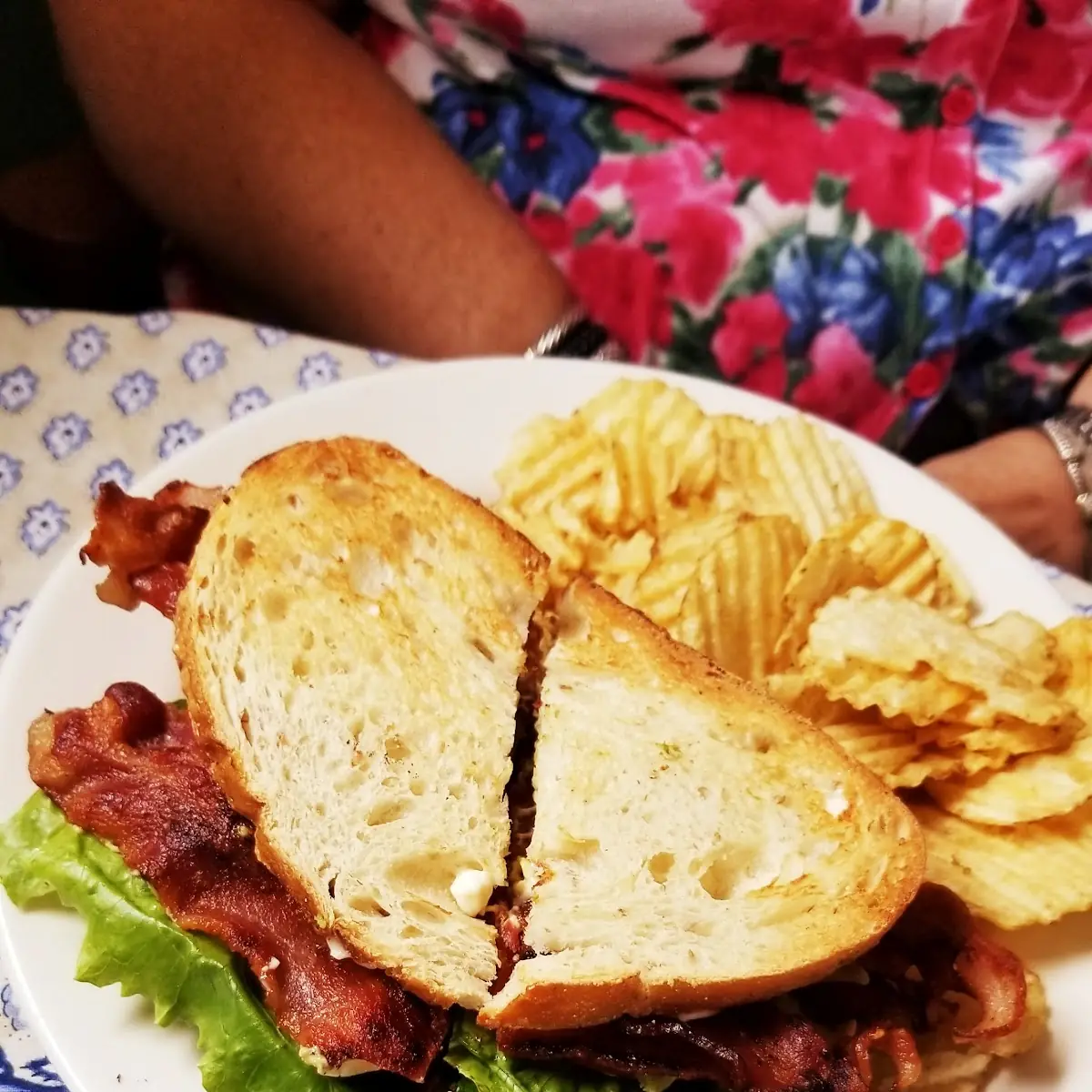 Bacon Lettuce Tomato Avocado Sandwich