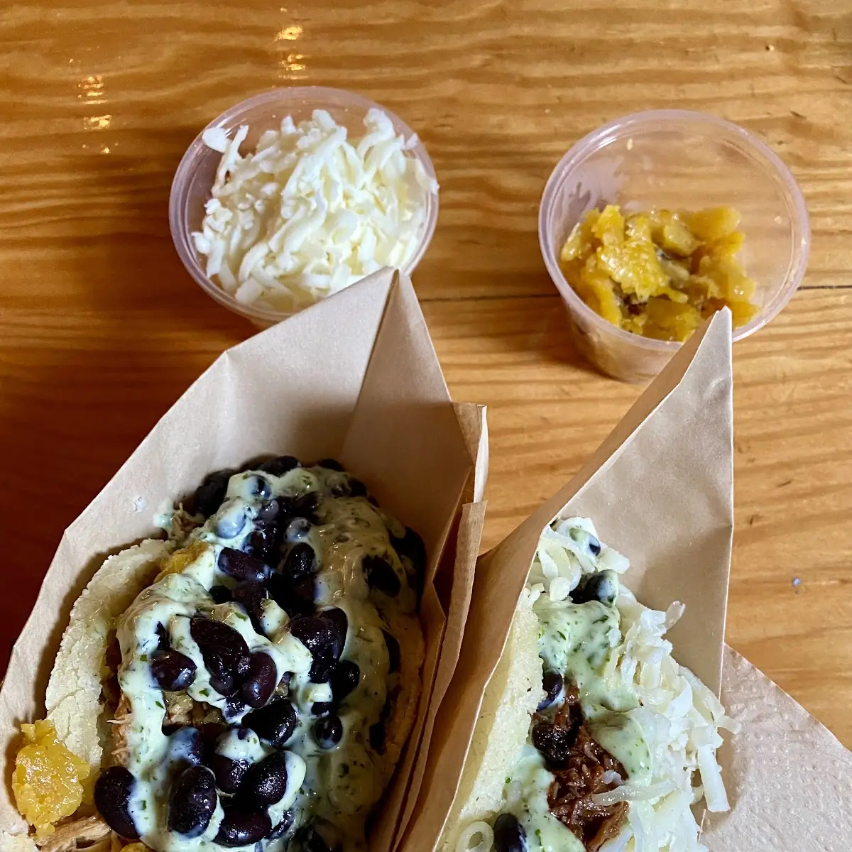 Beef Pabellon Arepa