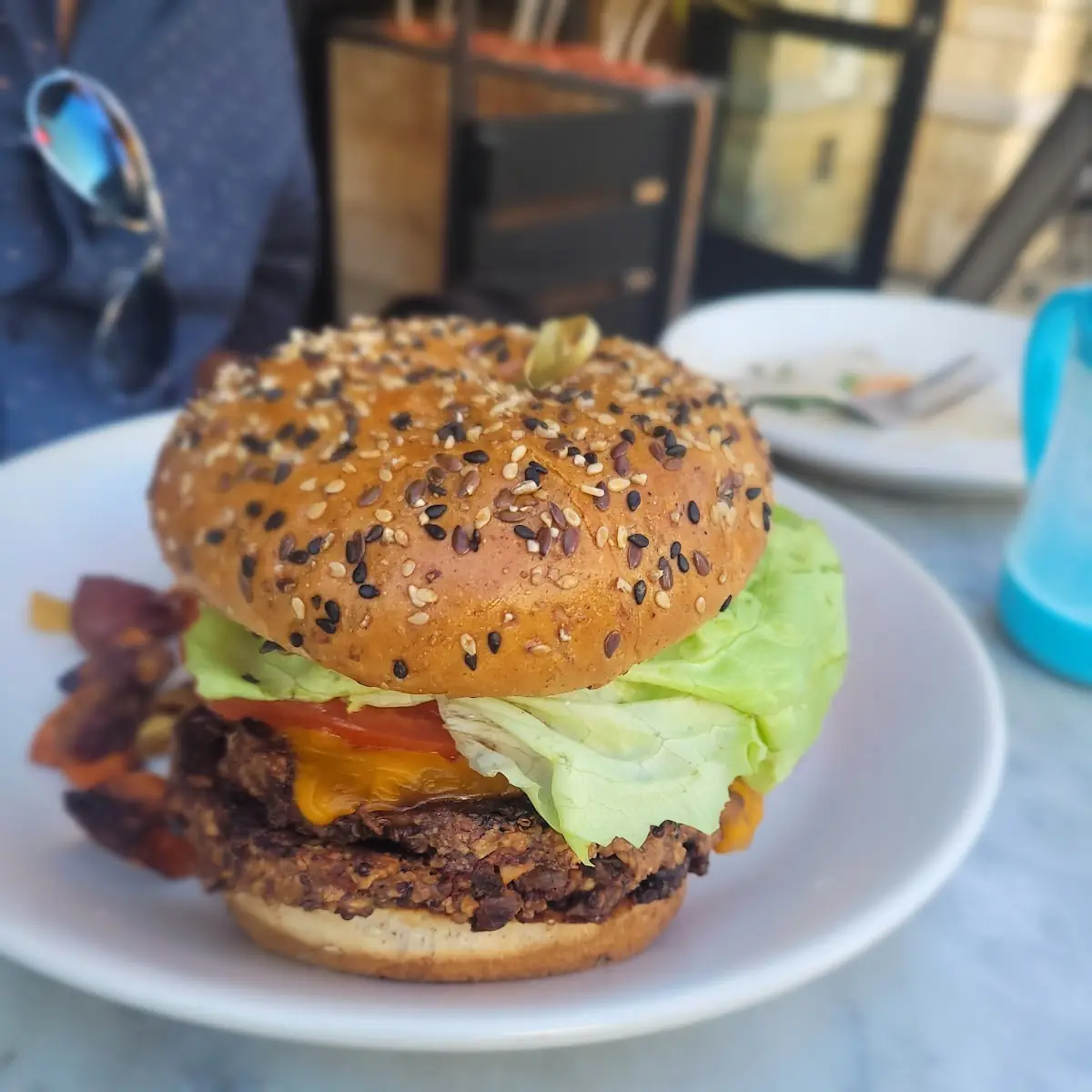 Inside Out Quinoa Burger