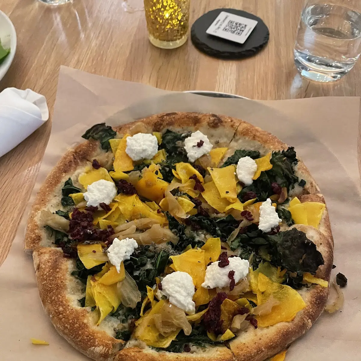 Roasted Butternut Squash Pizza V