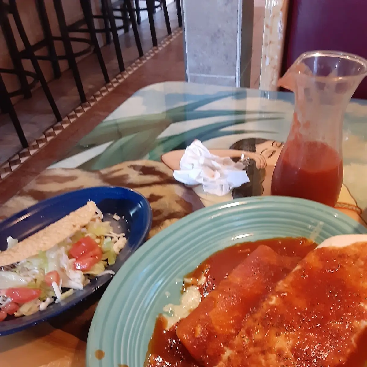 Taco Enchilada and Burrito
