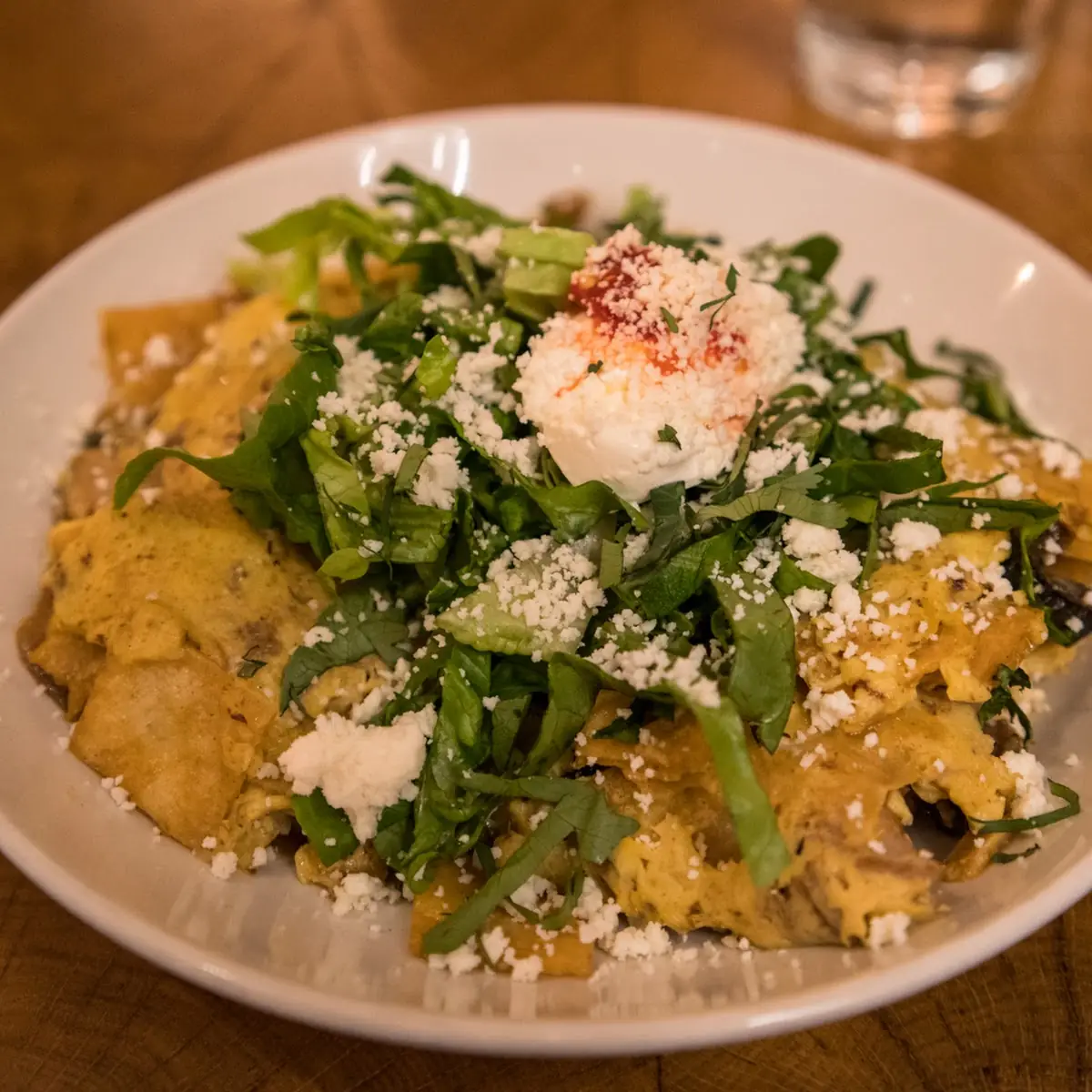 Braised Pork Chilaquiles