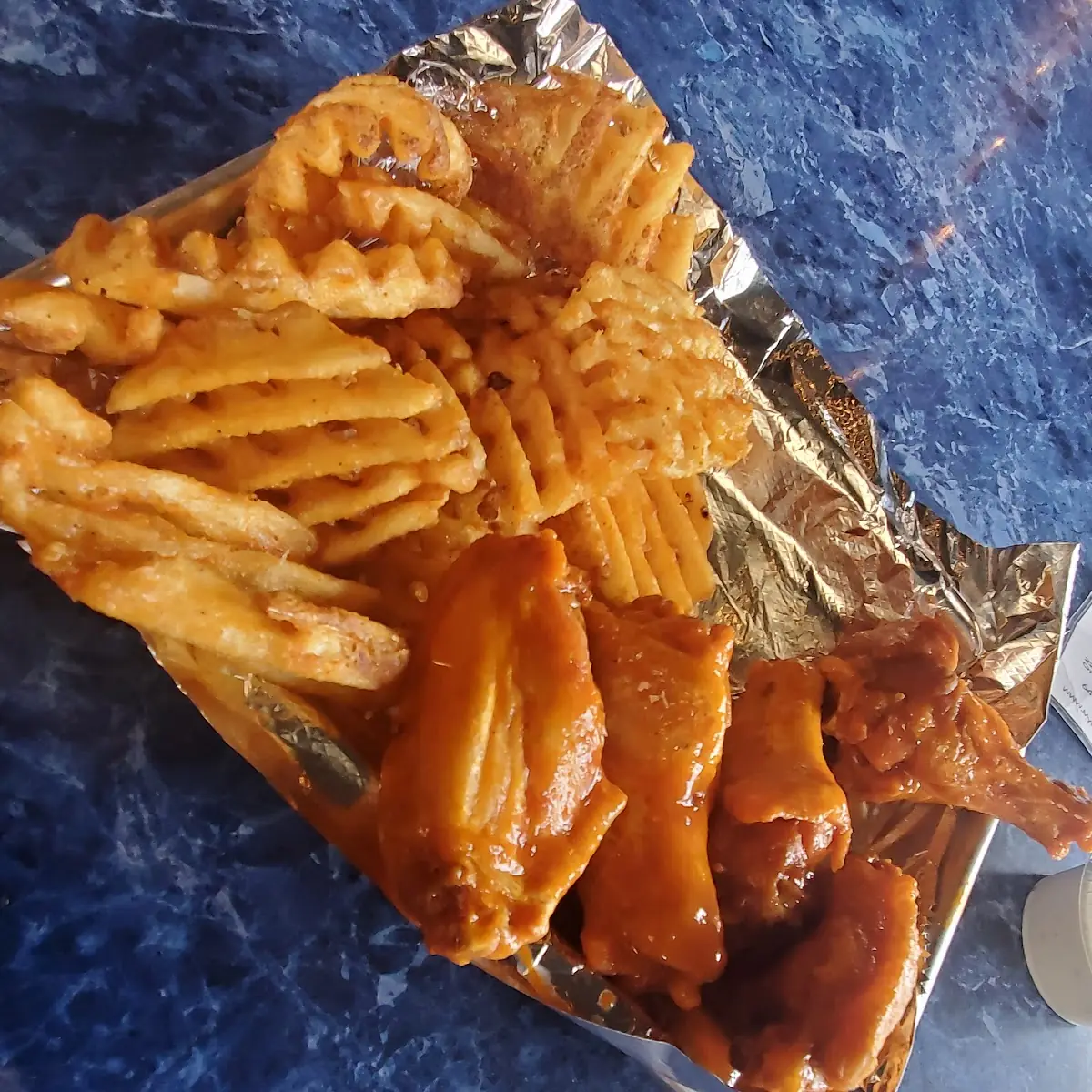 Wings and Waffle Fries