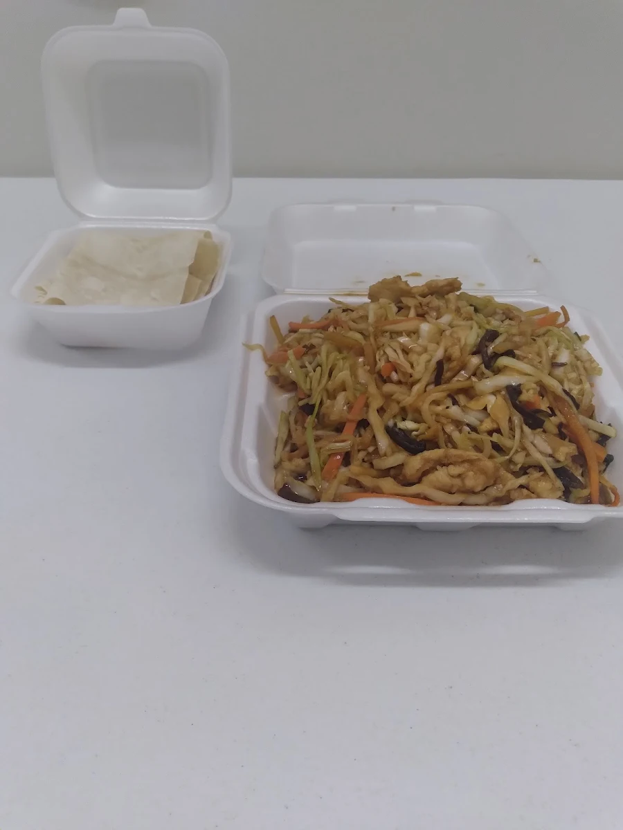 Chicken and Mushroom Moo Shu