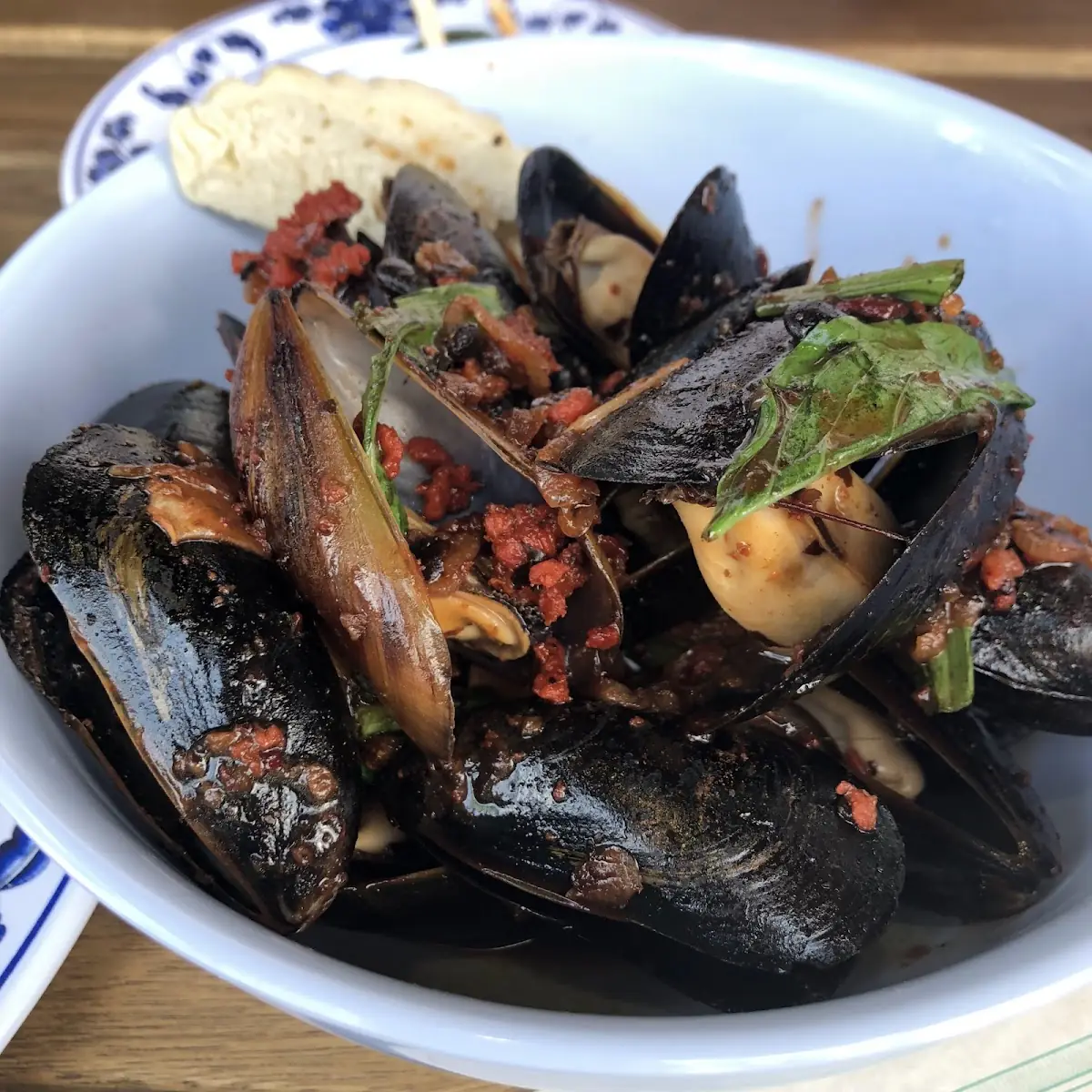 Wok Tossed Pei Mussels