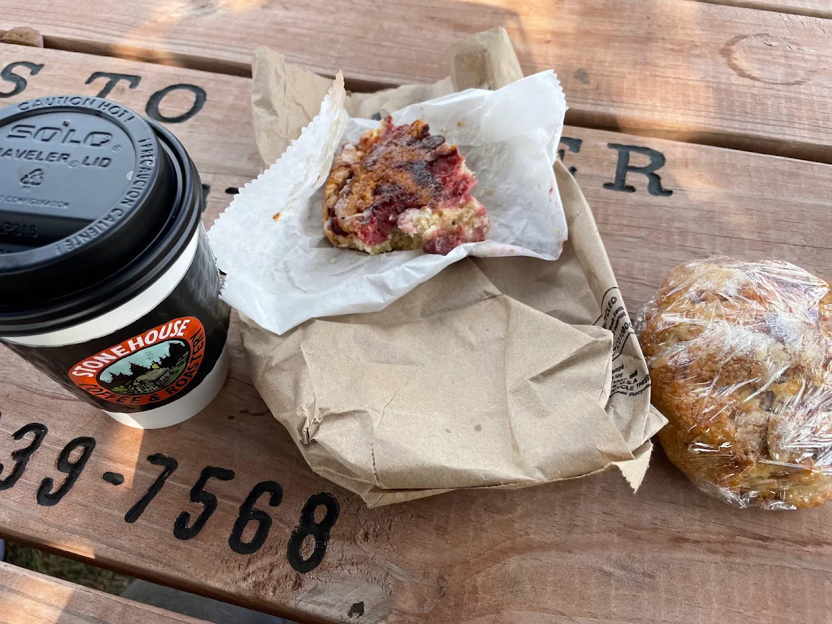 Strawberry Cheesecake Scone