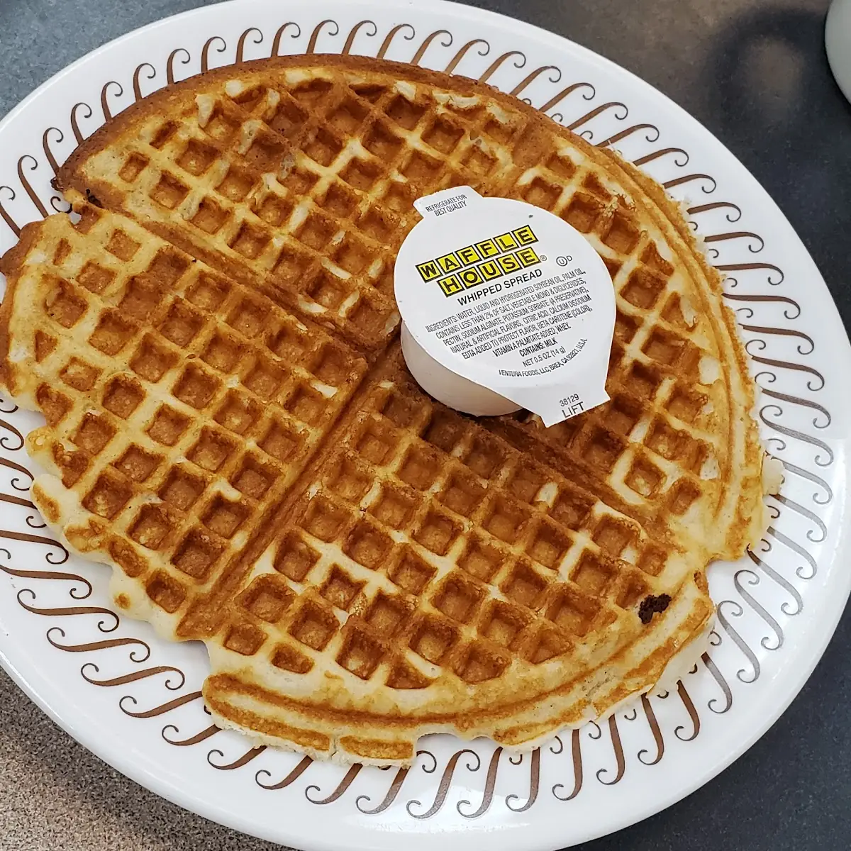 Waffle Hash Browns Bacon