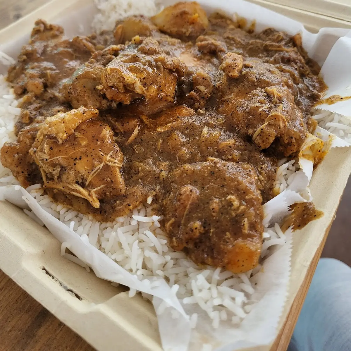 Guyanese Potato Chicken Curry
