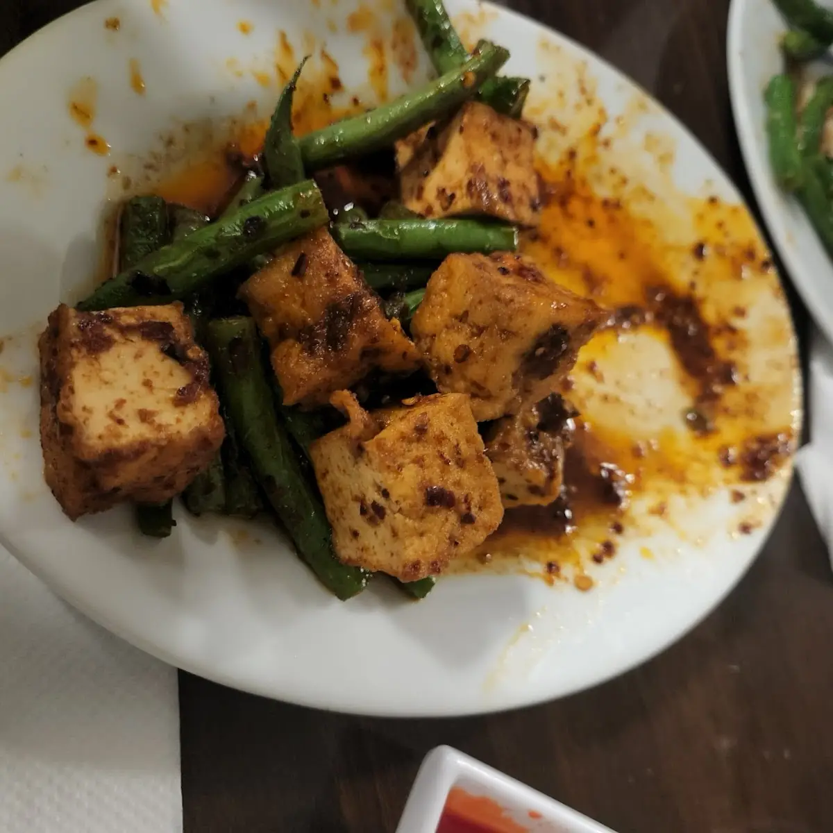 Pad Prik Khing with Tofu