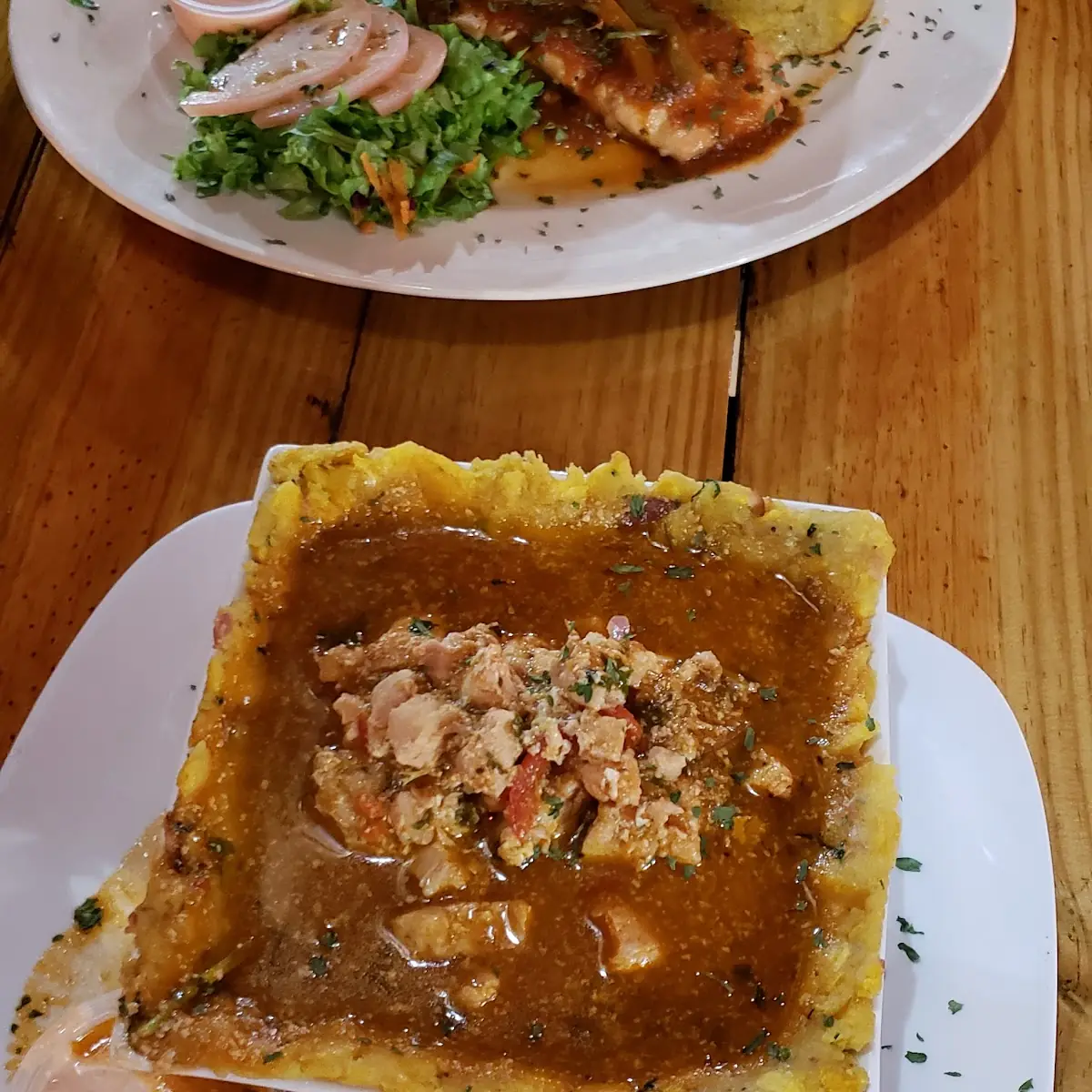 Mofongo Relleno de Pollo