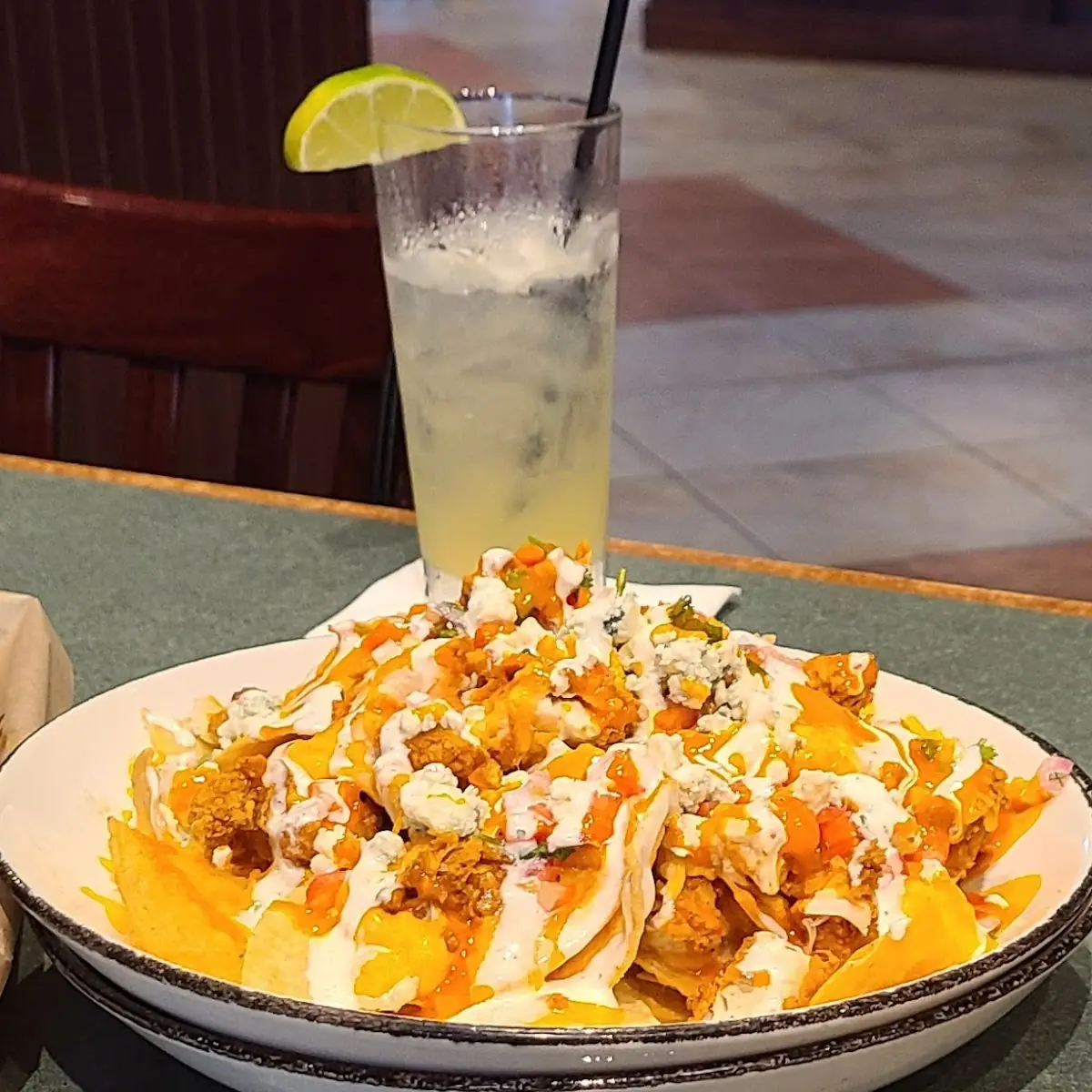 Buffalo Chicken Nachos