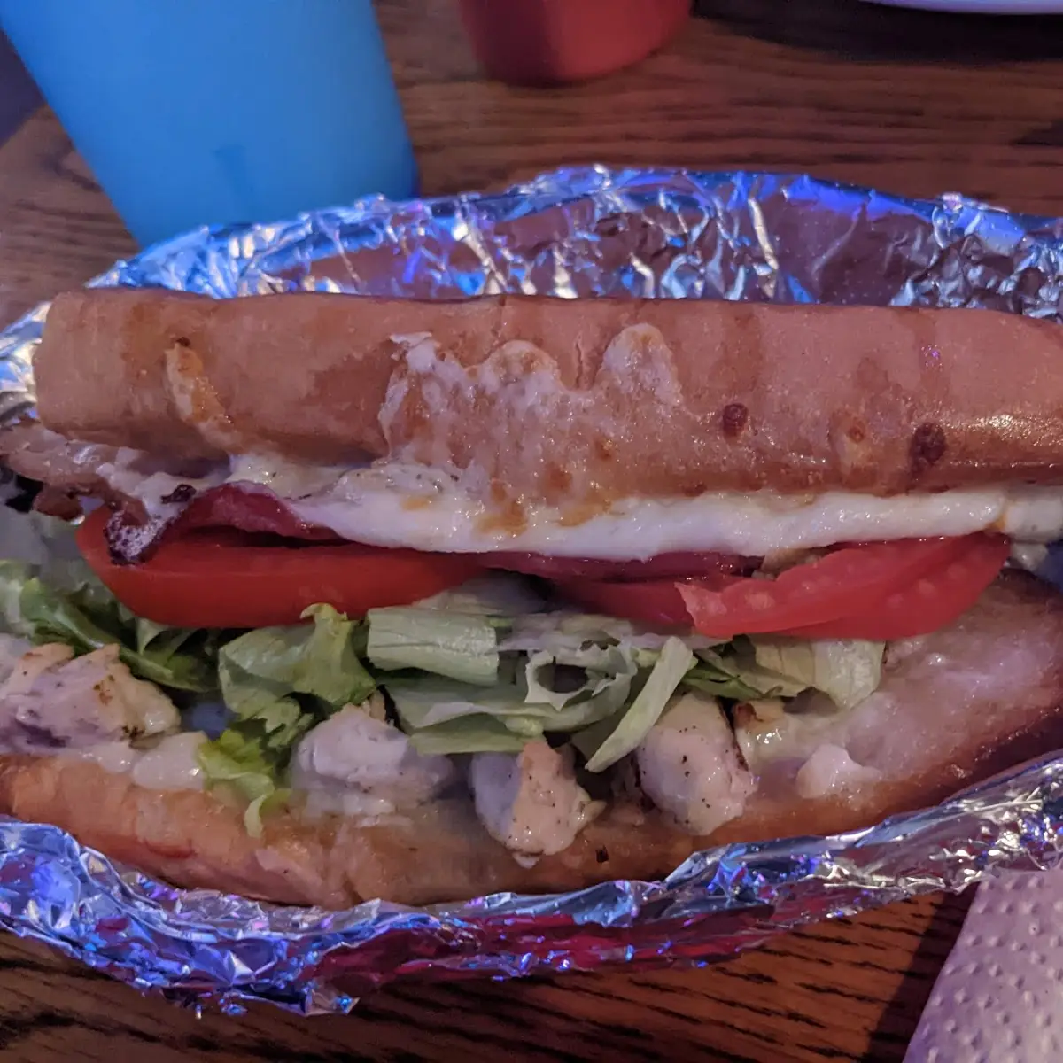 Chicken Club Sub Sandwich