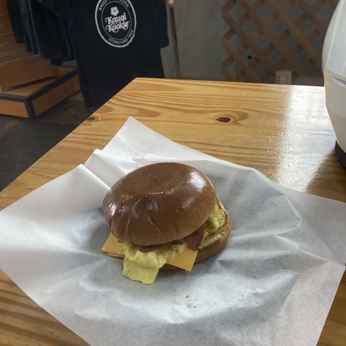 Bacon Egg and Cheese Breakfast