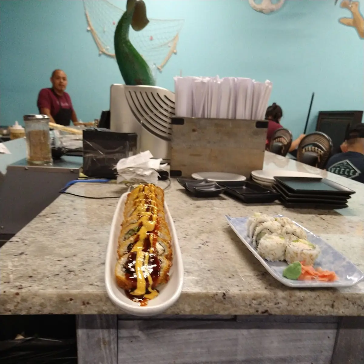 Ceviche Salmon Sushi