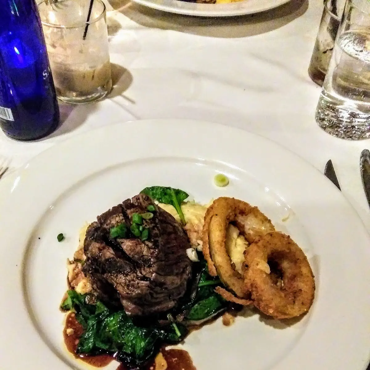 Filet and Horseradish Mashed Potatoes