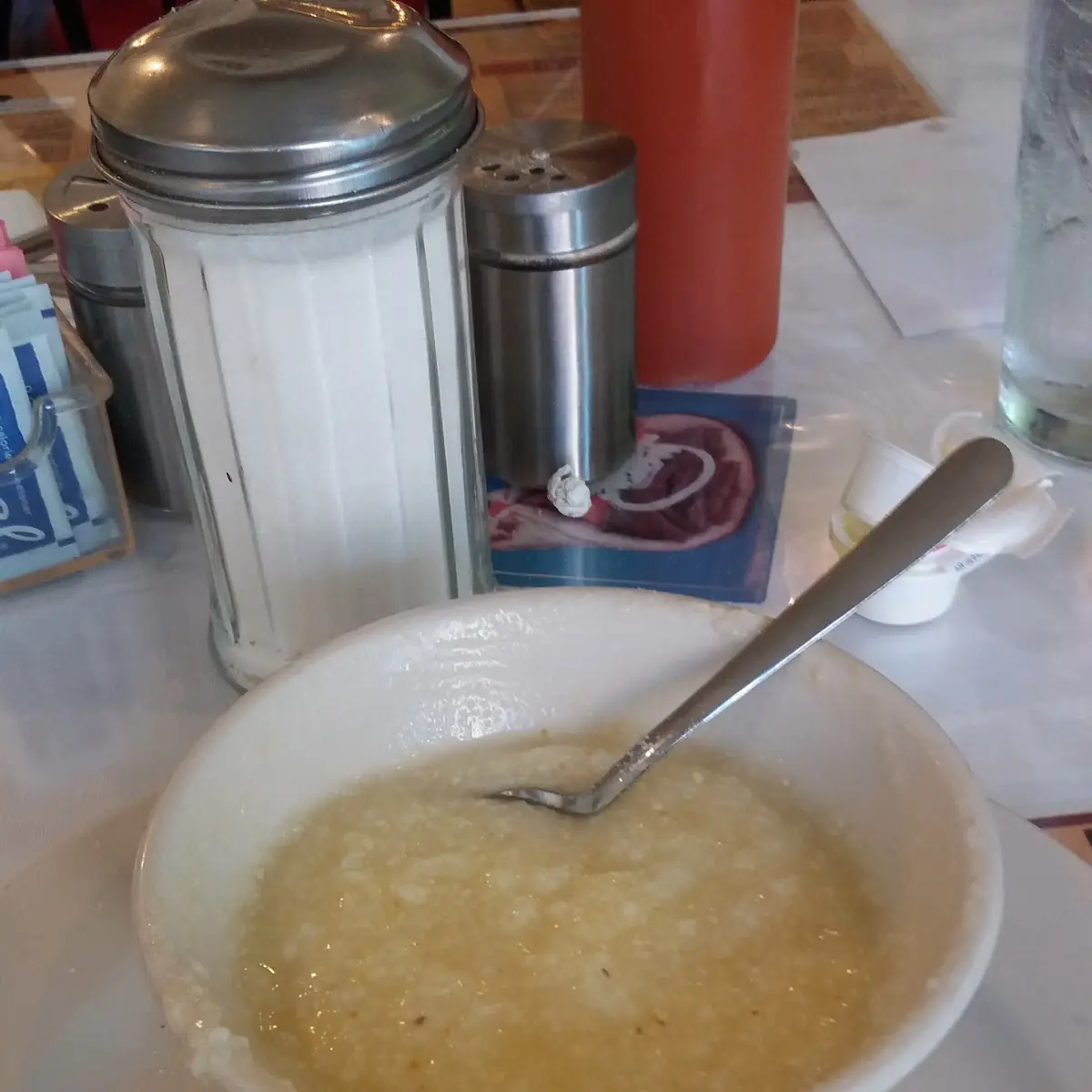Buttergrits and Cheese Scrambled Eggs