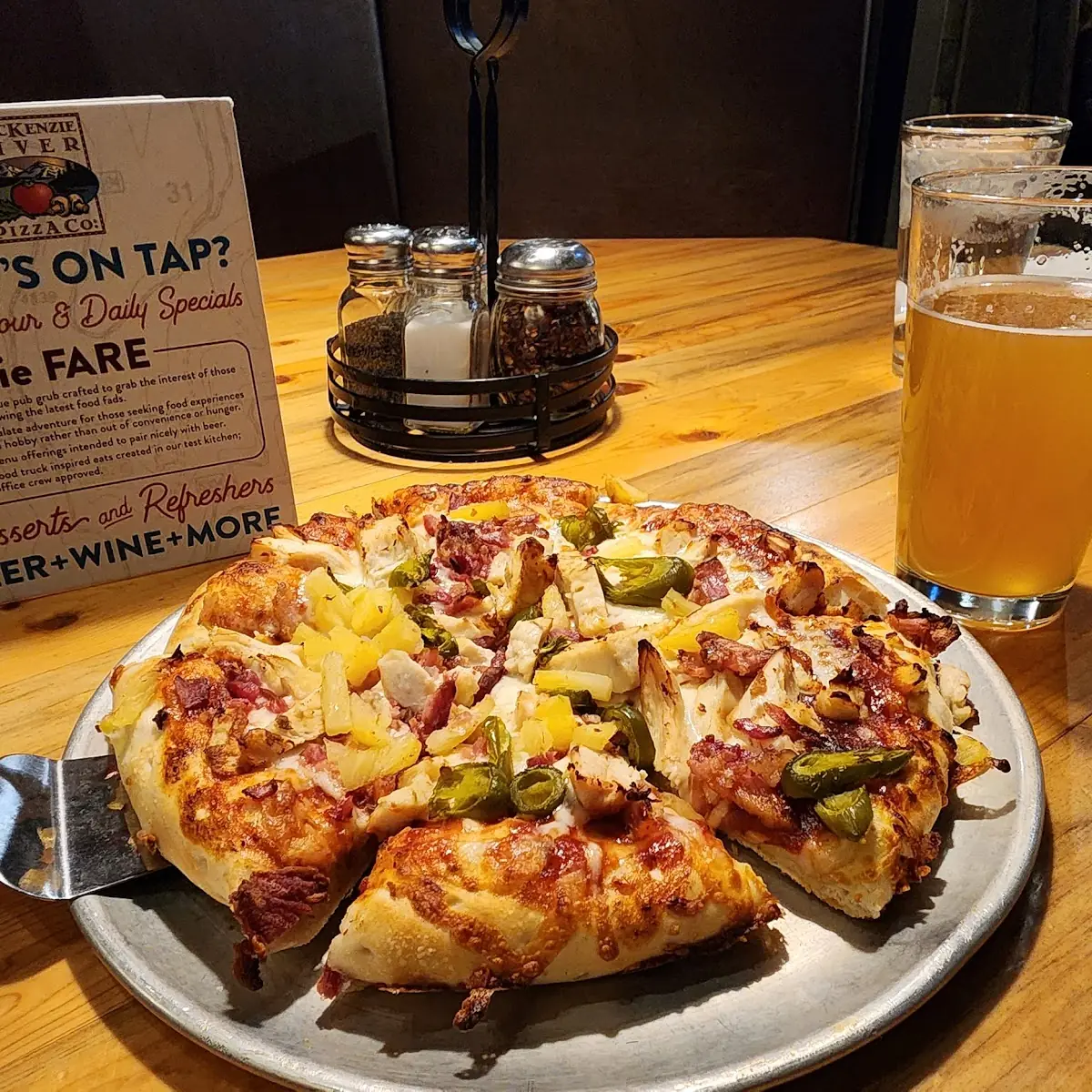 Hot Hawaiian Pizza