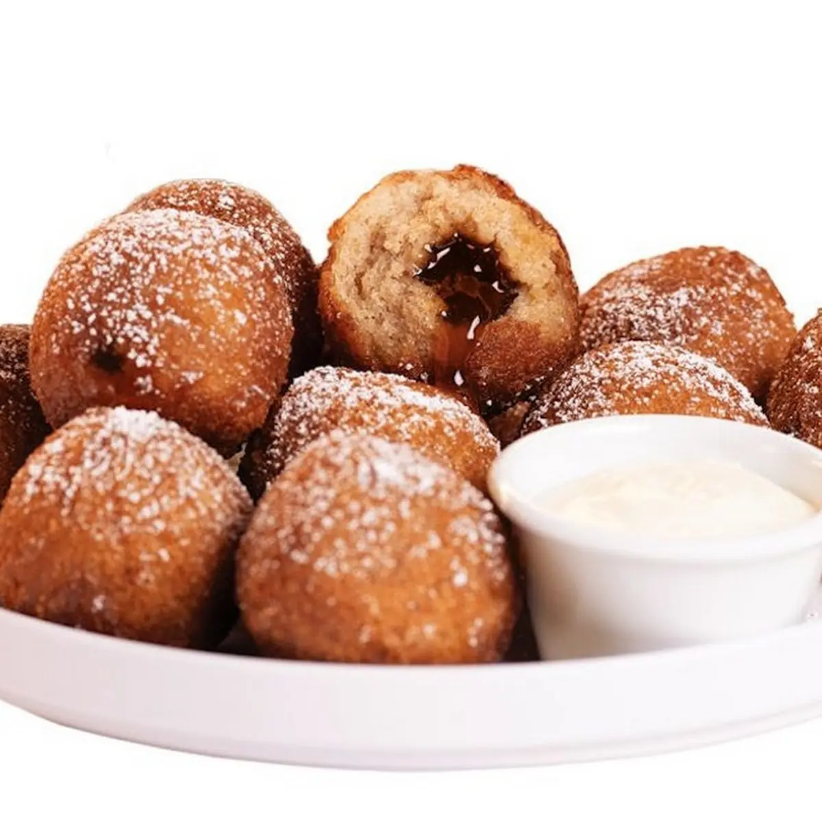 Maple Stuffed Donut Holes