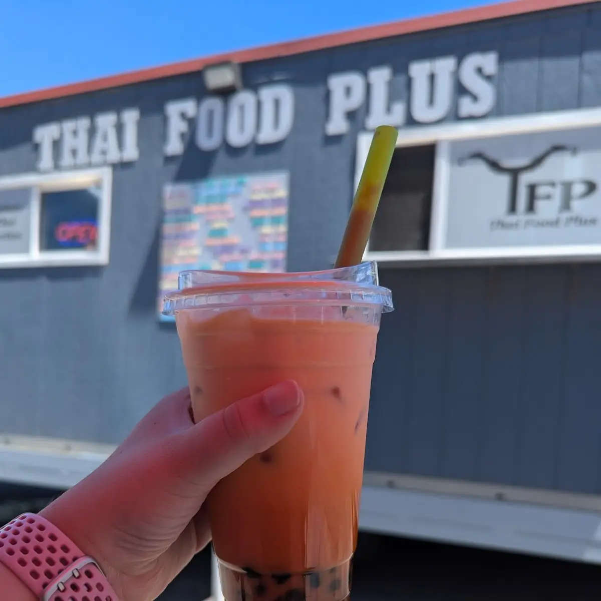 Thai Tea with Boba