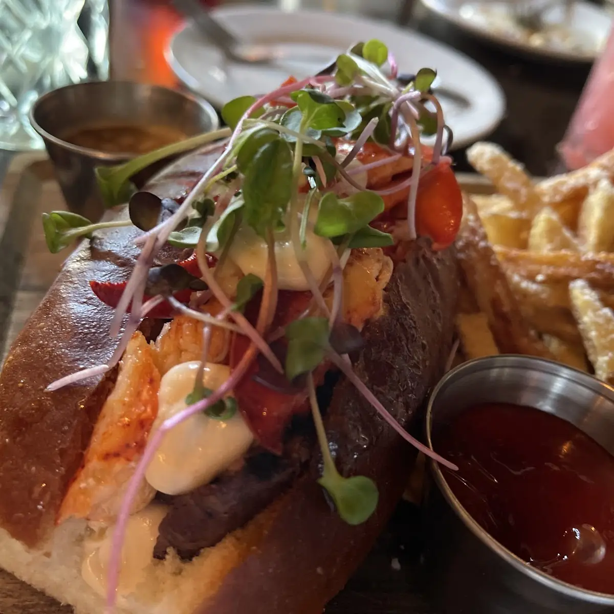 Steak Lobster Roll