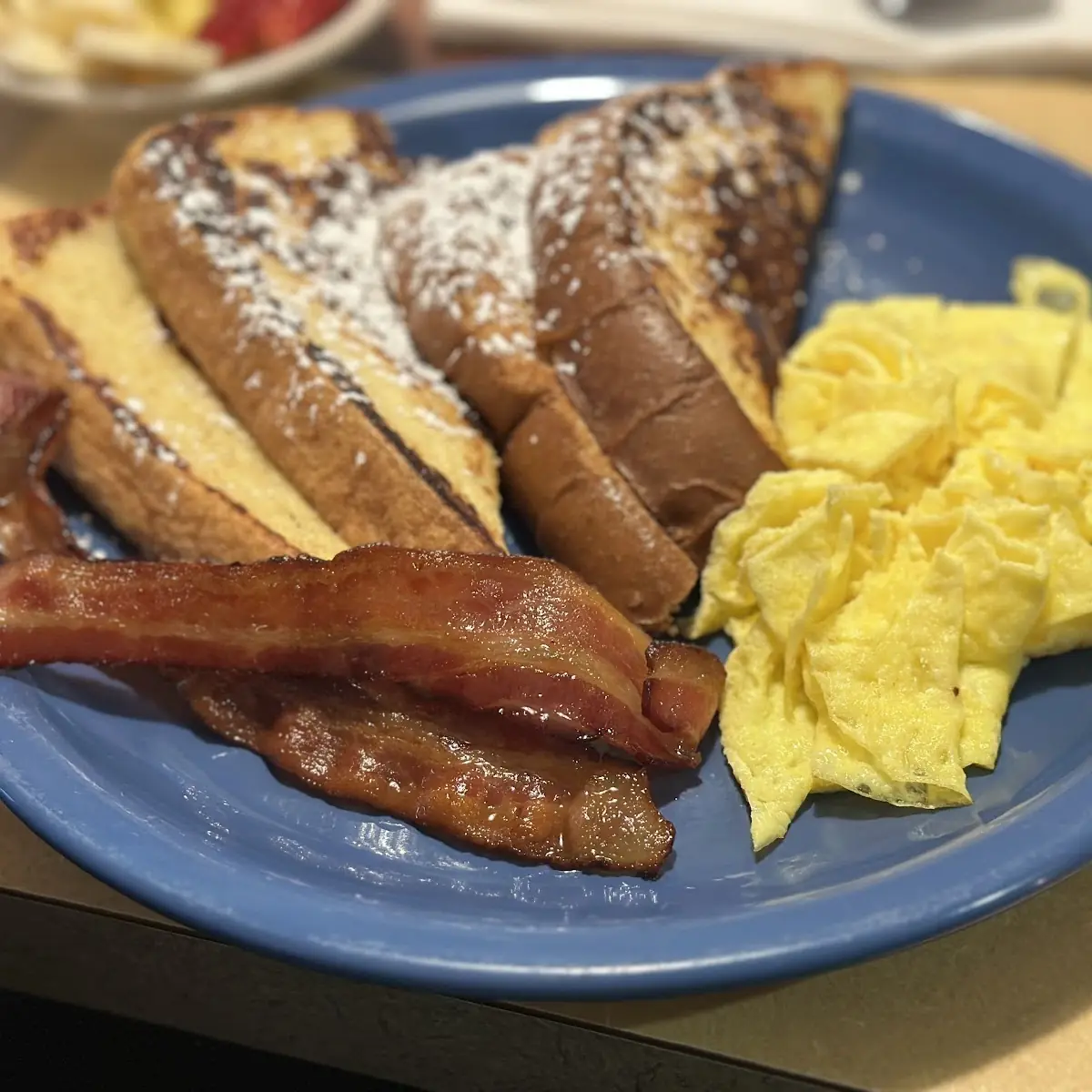 French Toast Eggs & Bacon