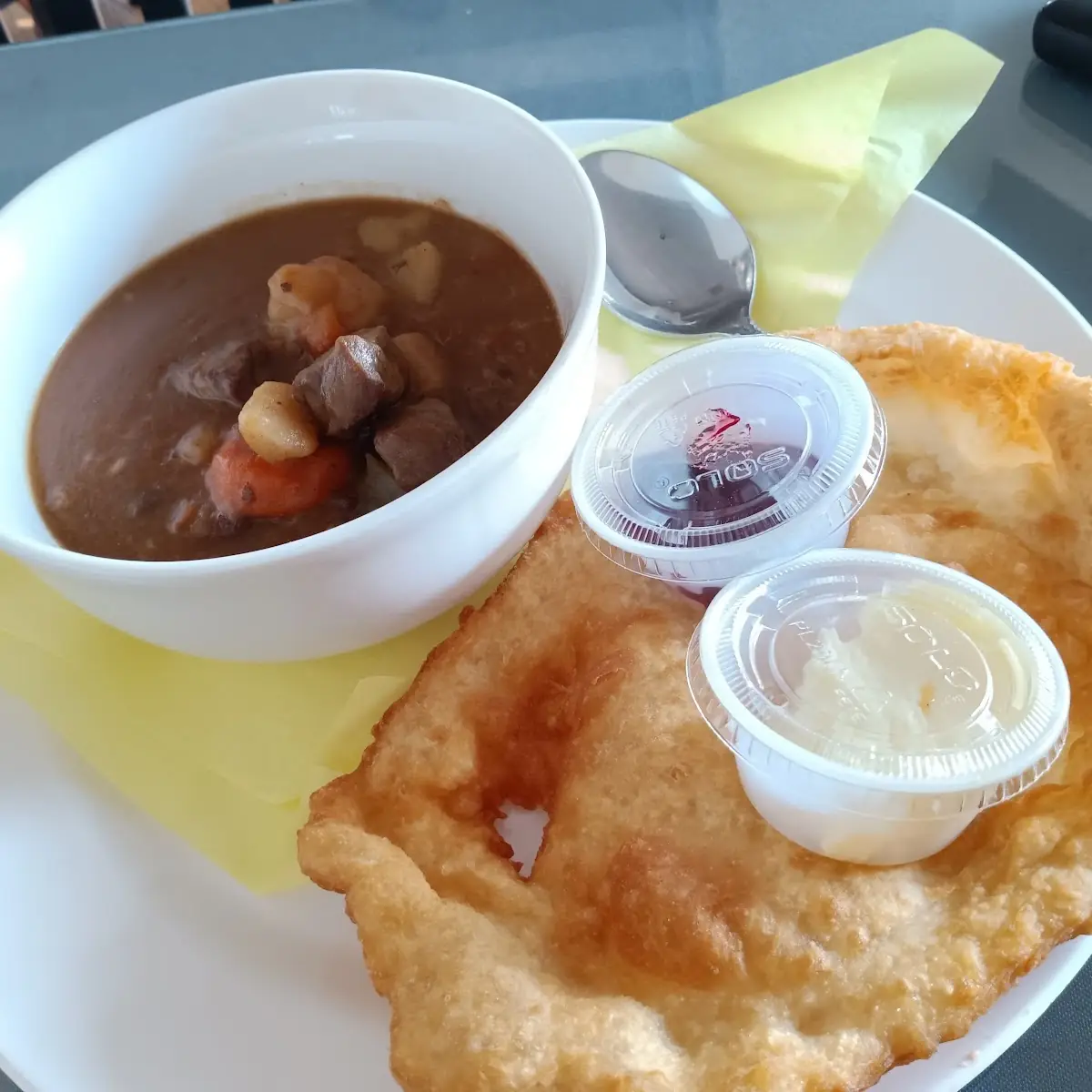 Beef Stew and Fry Bread