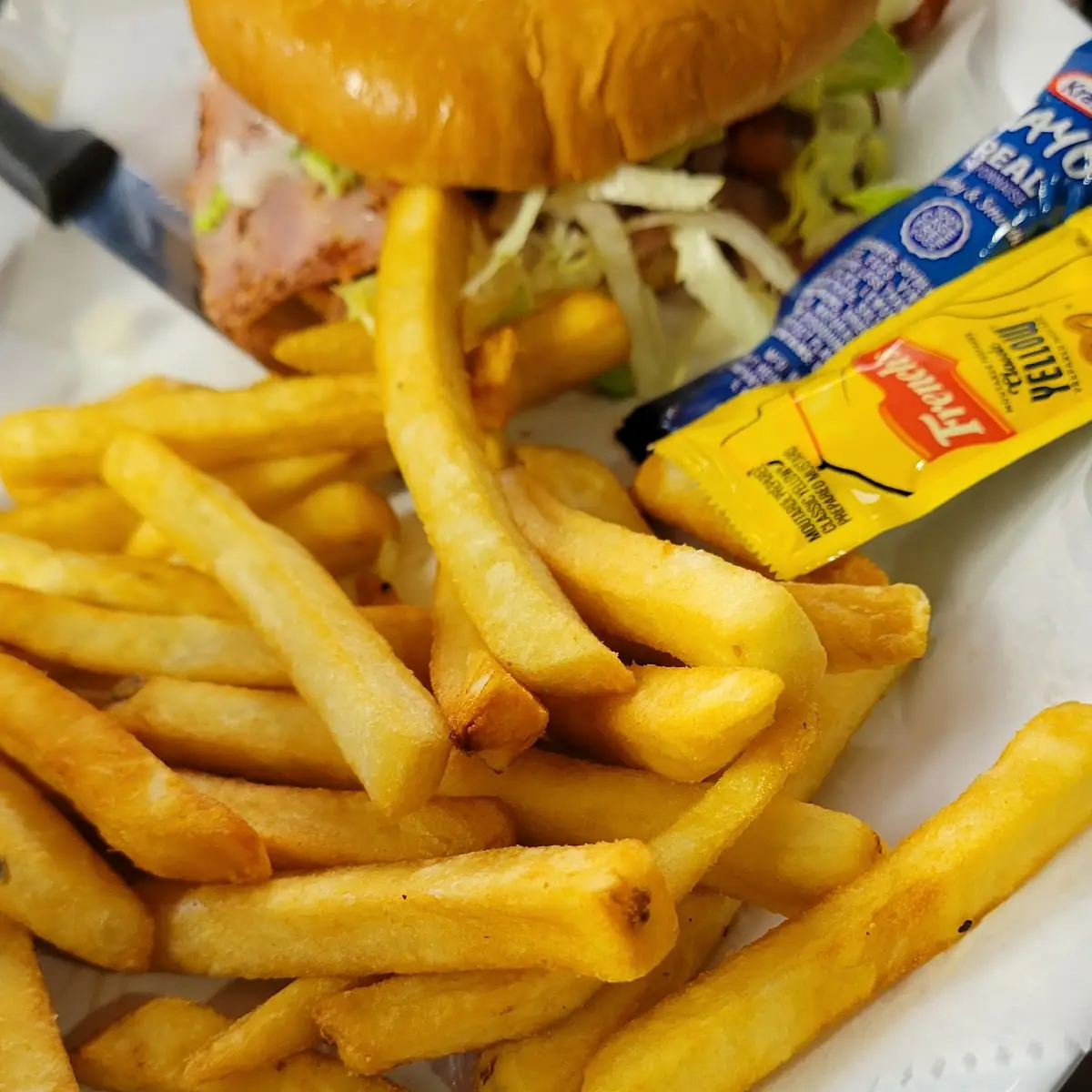 Cheese Burger & Fries