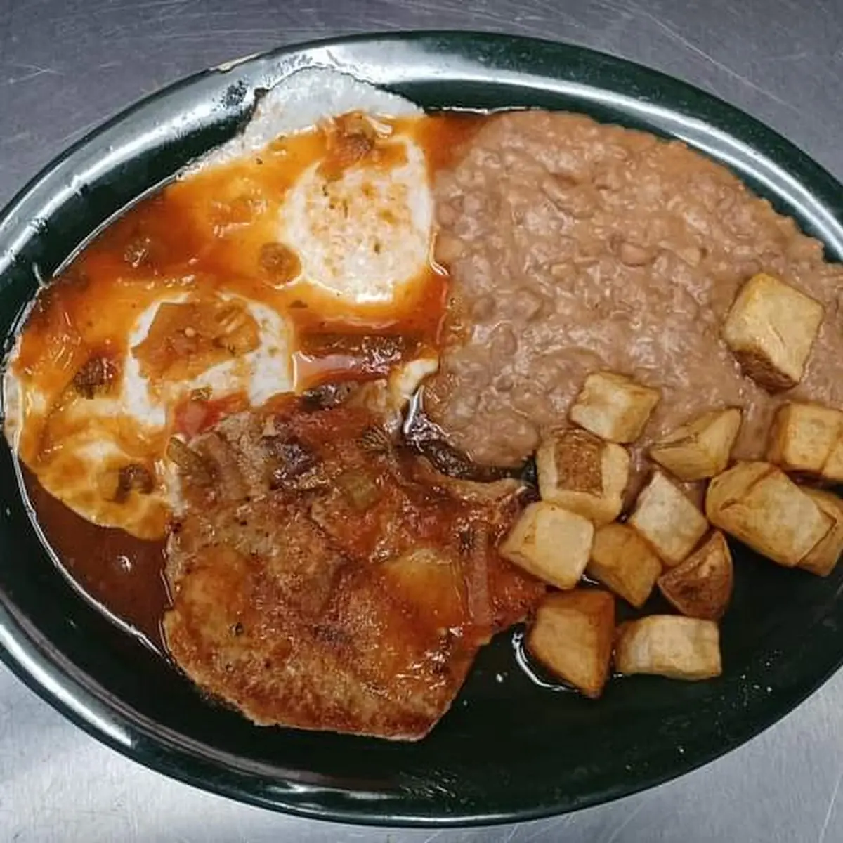 Pork Chop & Eggs
