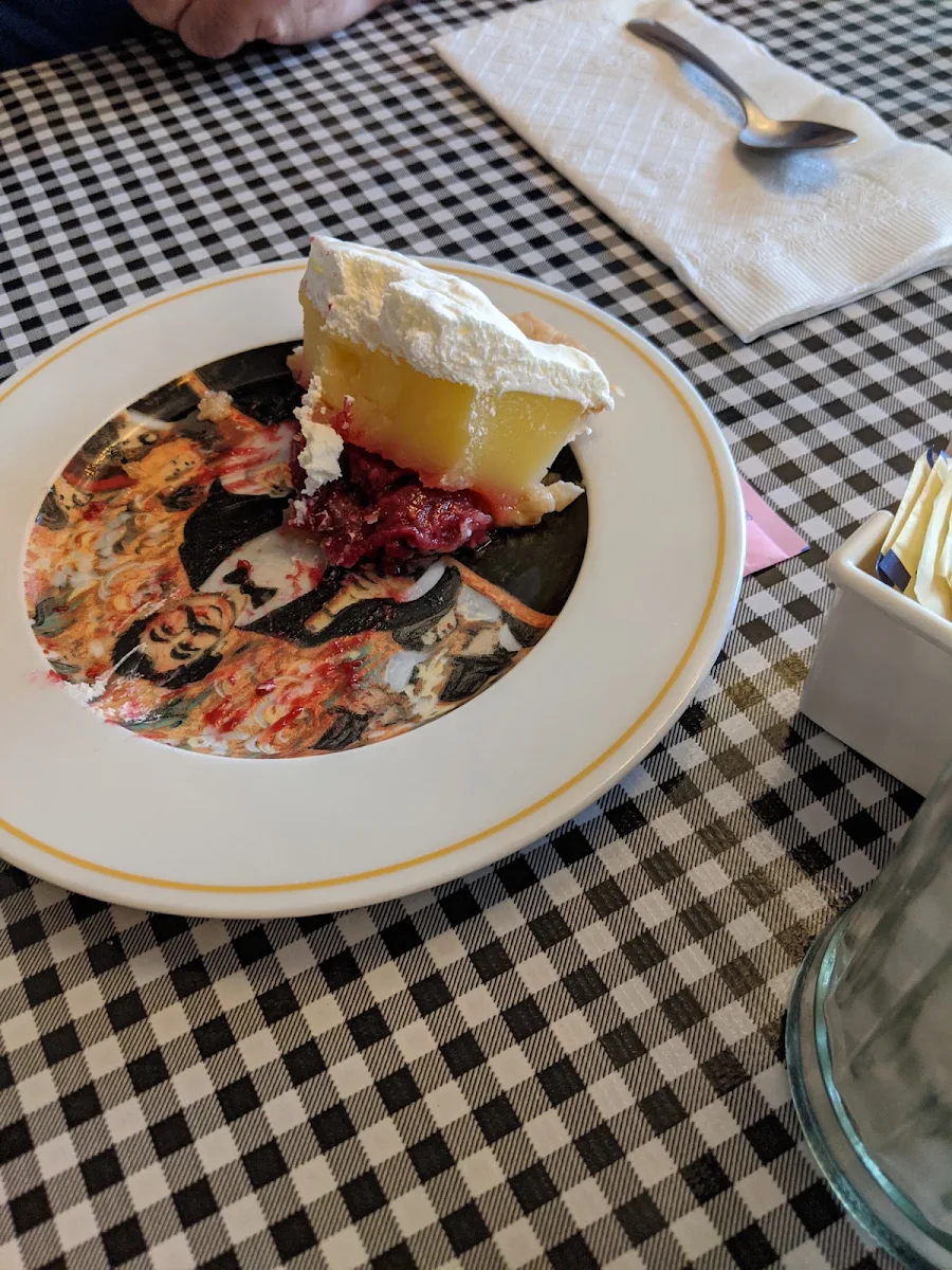 Raspberry Lemon Pie