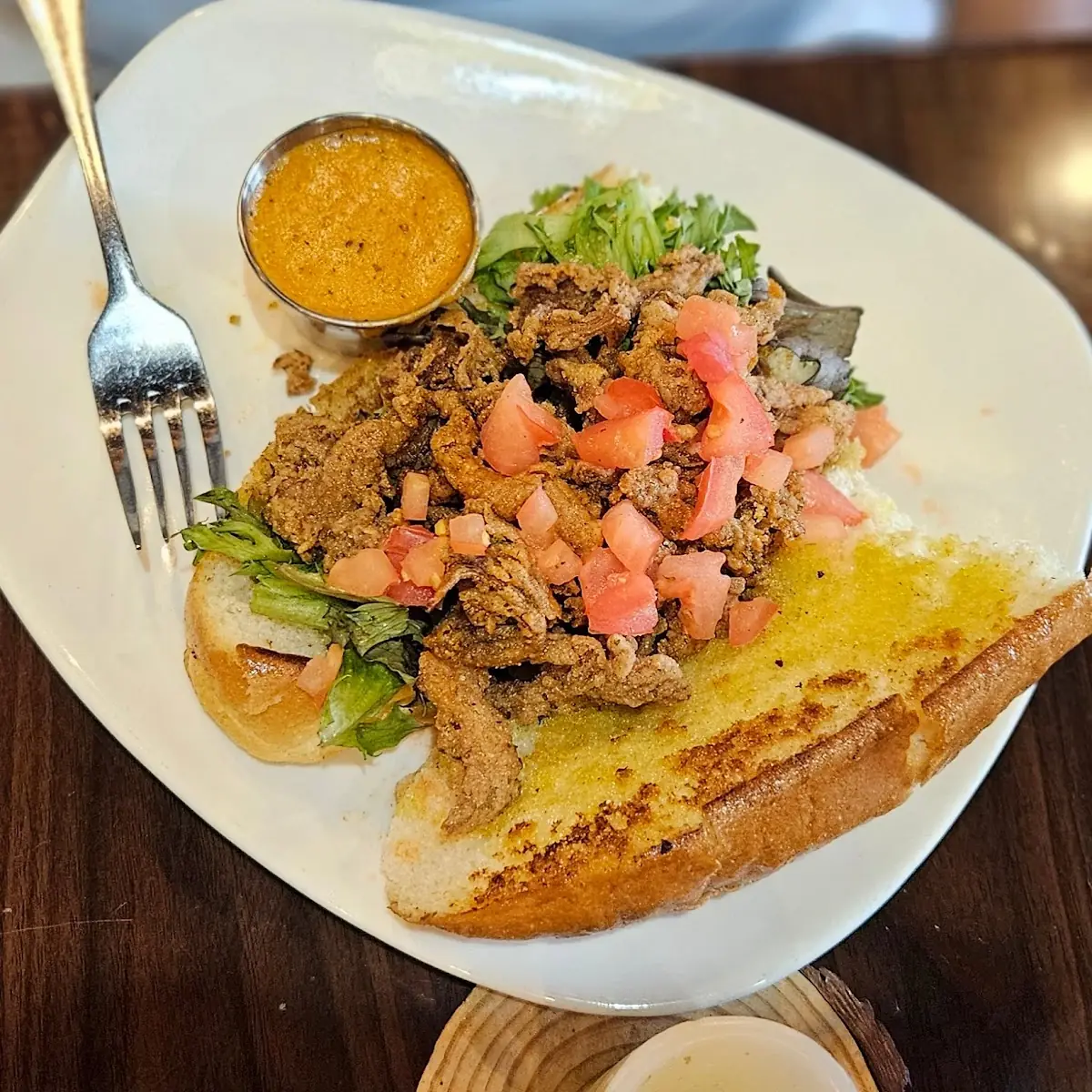 Oyster Mushroom Poboy