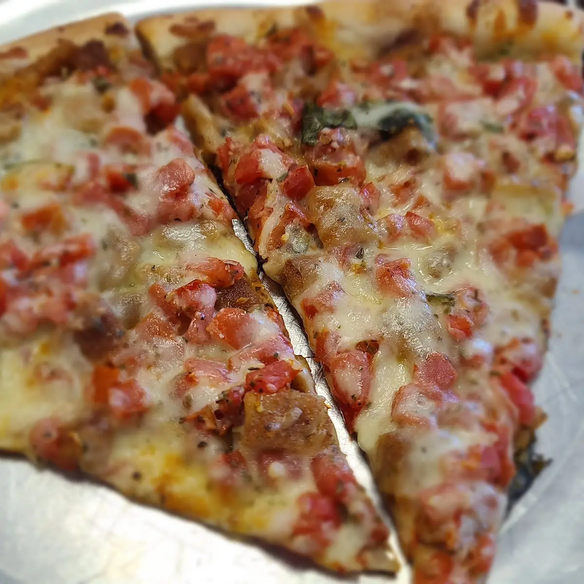 Chicken Bruschetta Pizza