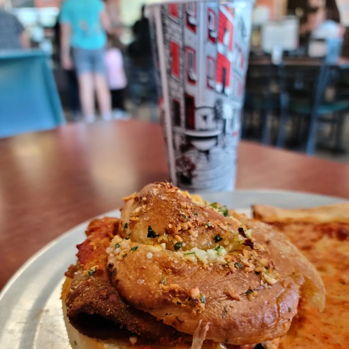 Eggplant Parmesan Garlic Knot
