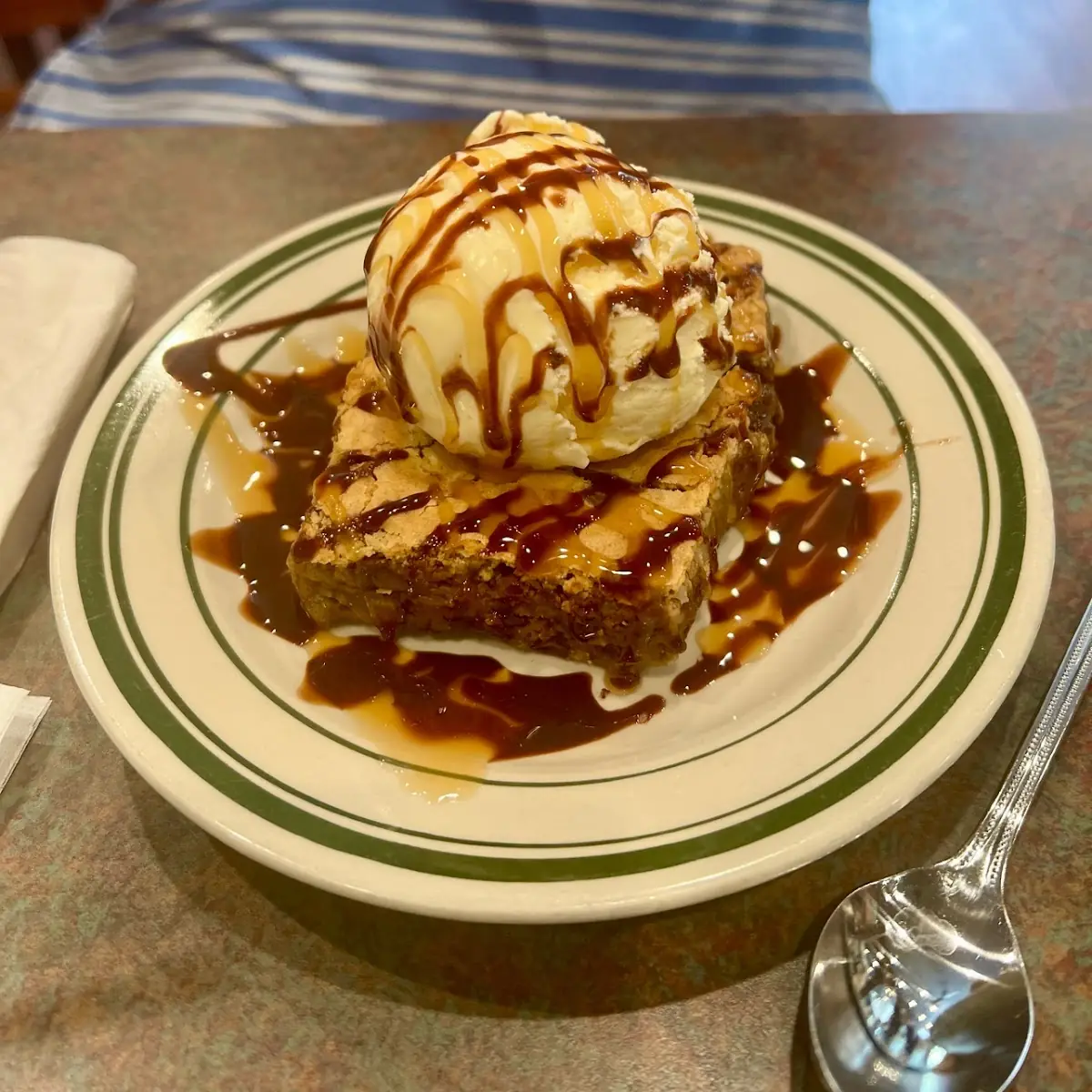 Scoop of Vanilla Ice Cream
