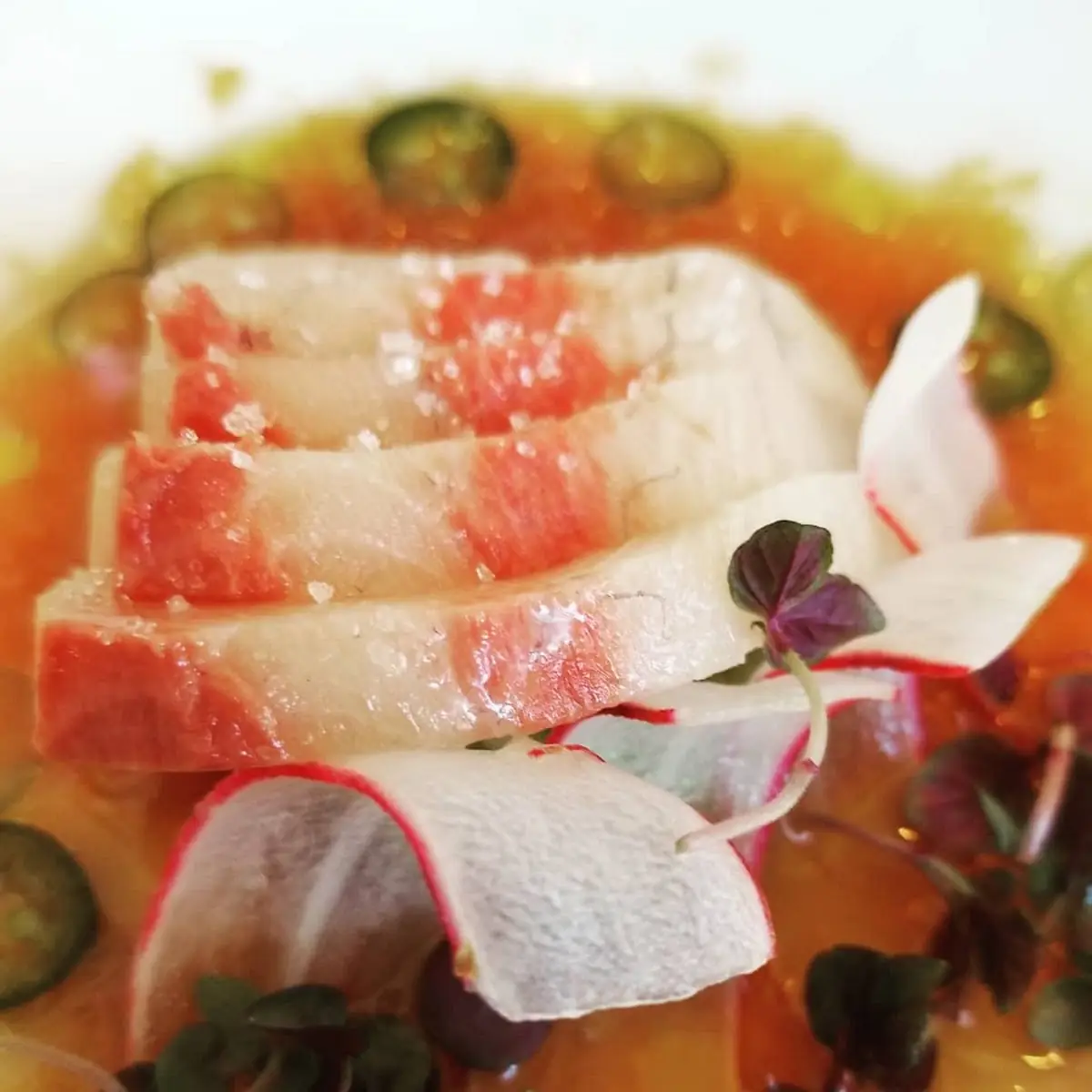Seared Yellowfin Tuna Crudo