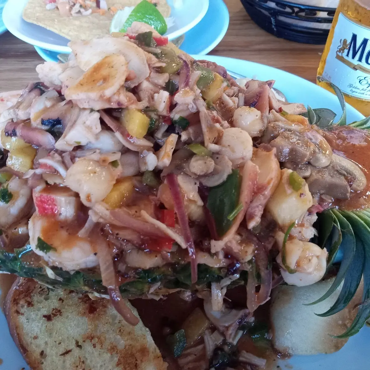 Nayarit Style Stuffed Pineapple