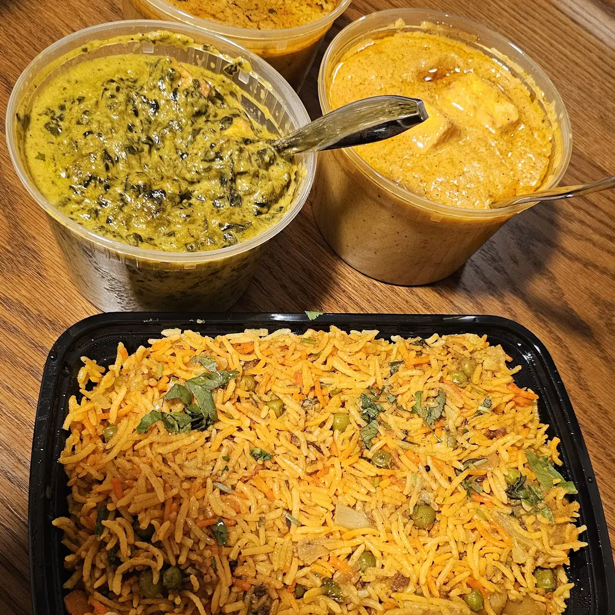 Palak Paneer Shahi Paneer