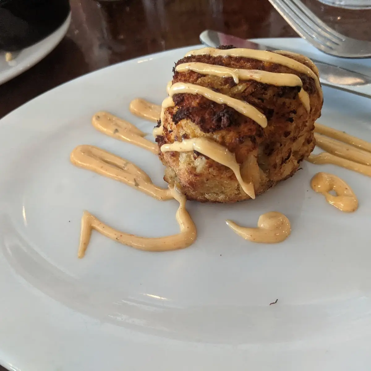 Crab Cake with Chipotle Sauce