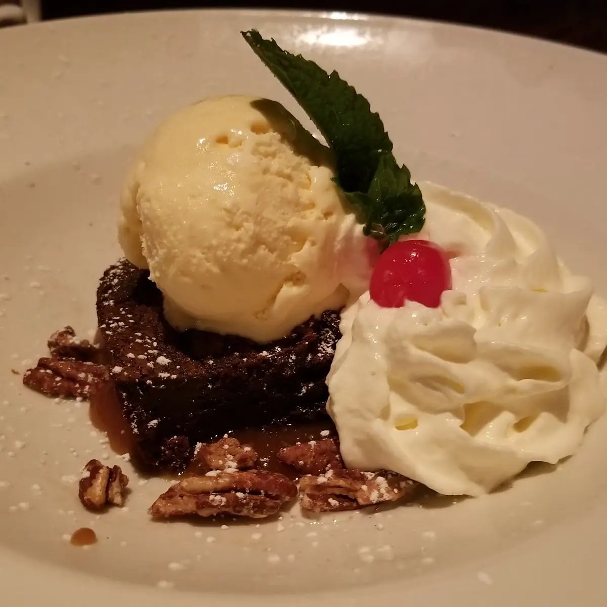 Chocolate Brownie Sundae