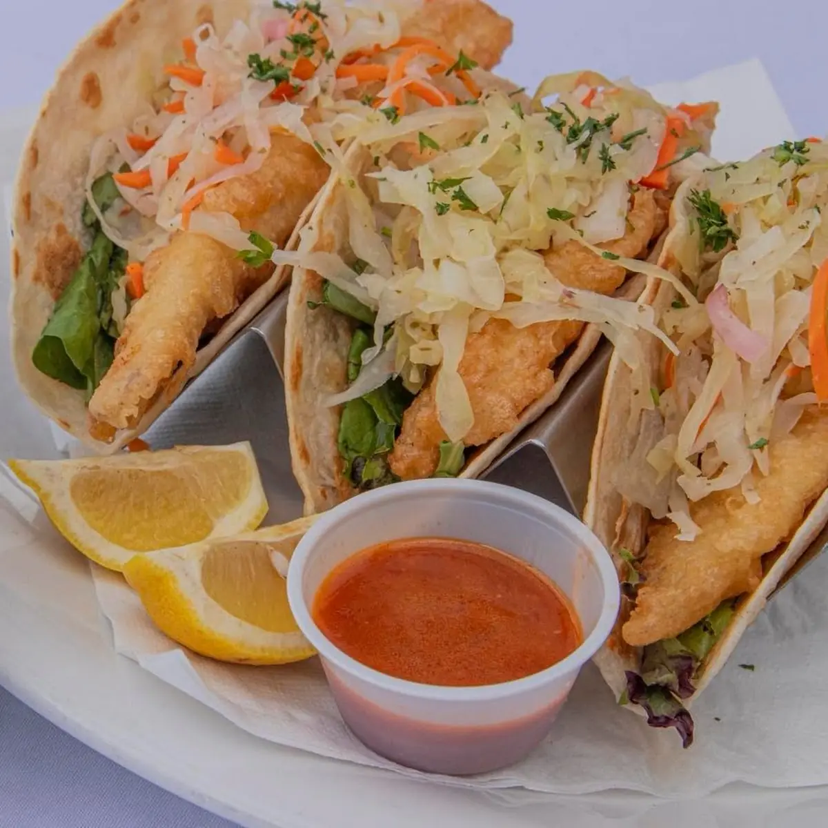 Mediterranean Fish Tacos