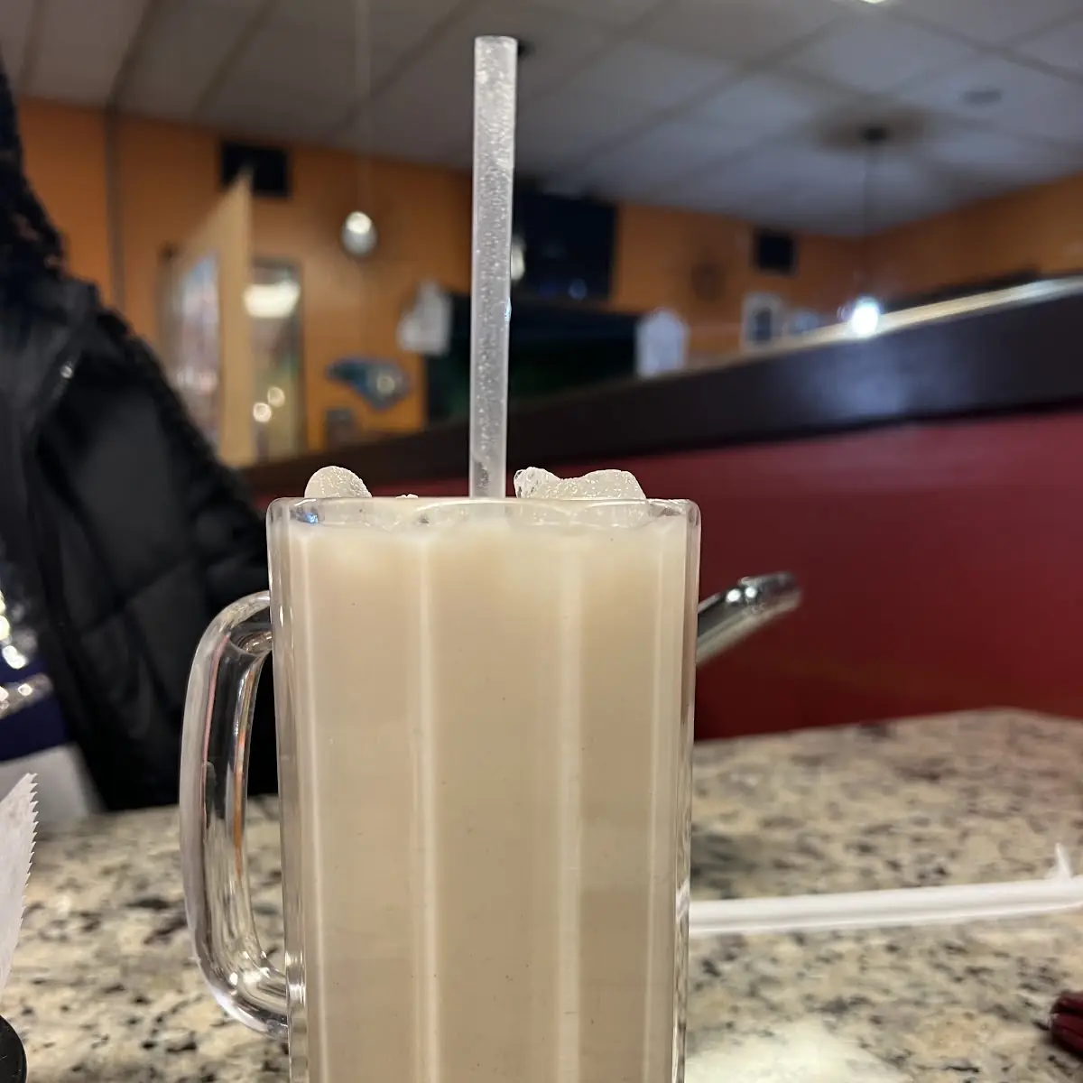 Horchata 36 Oz Large Cup Contains Nuts
