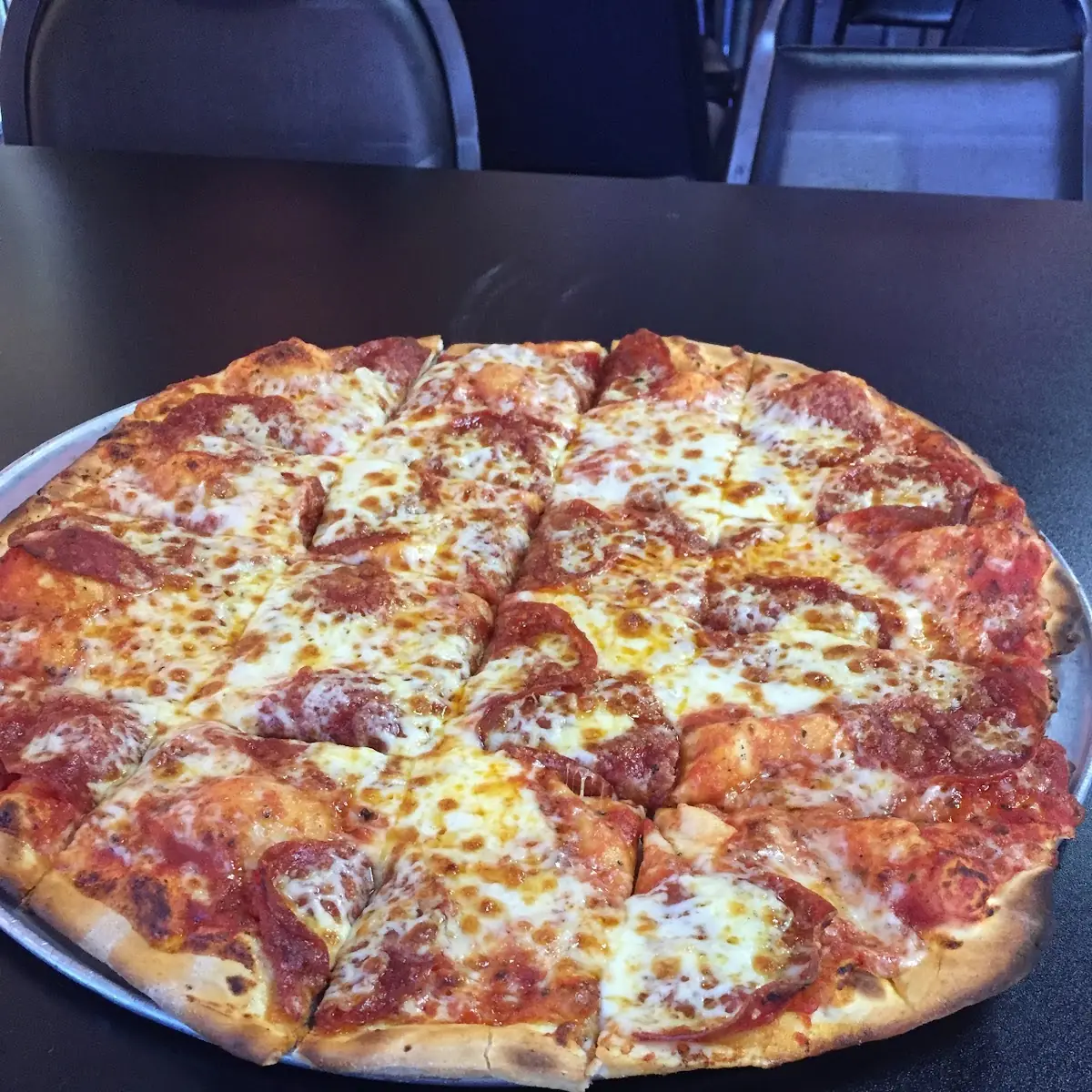 Black Garlic Pepperoni Pizza
