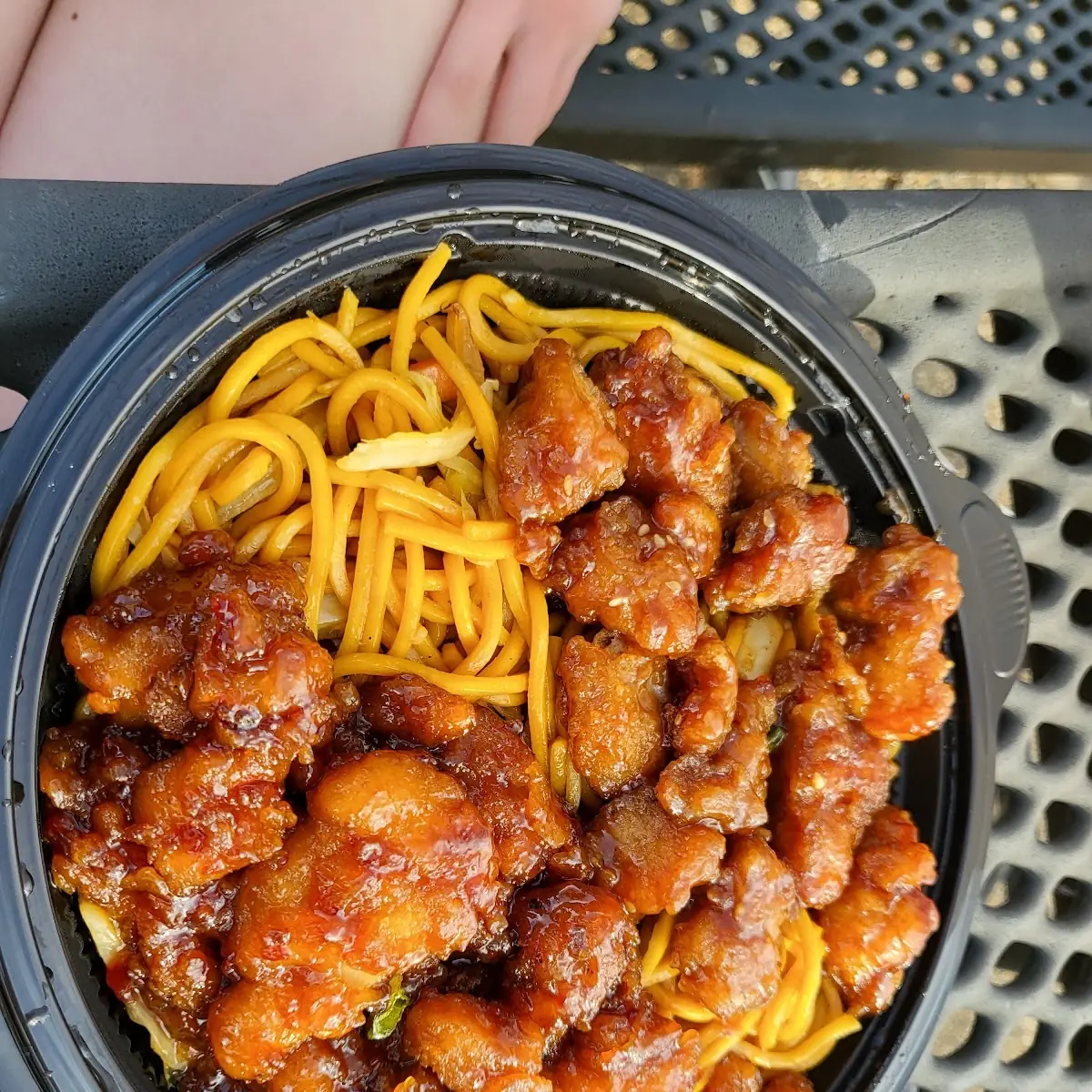 Orange Chicken Lo Mein