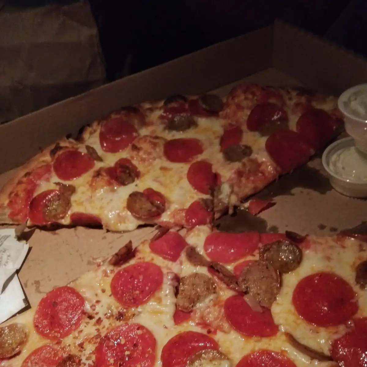 Pepperoni and Sausage Pizza