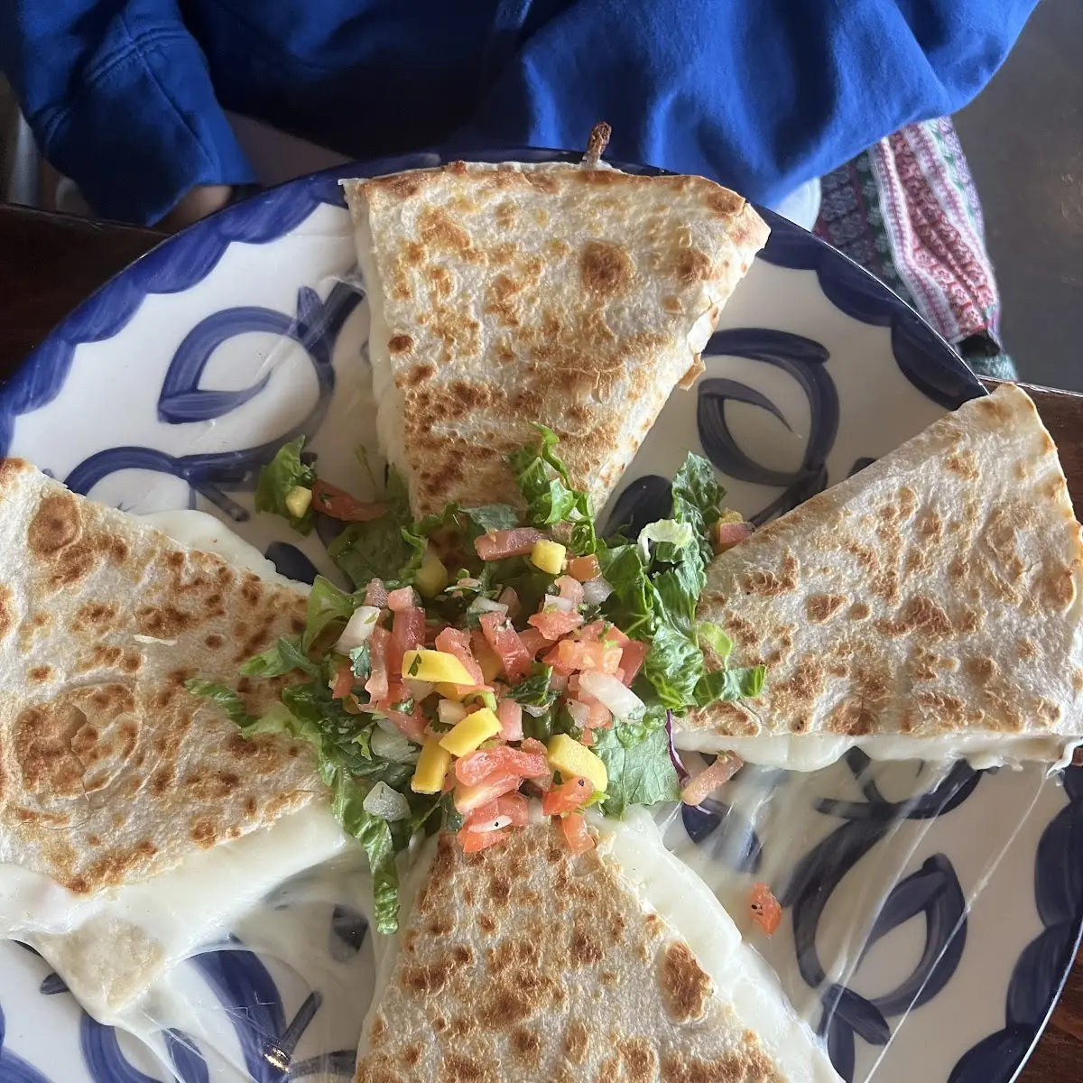 Three Cheese Quesadilla