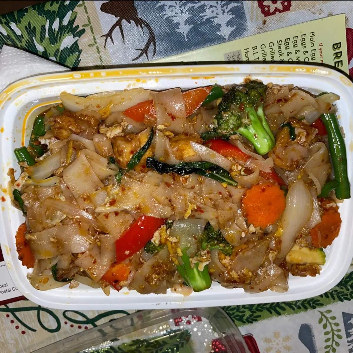 Drunken Noodle Pad Kea Mao