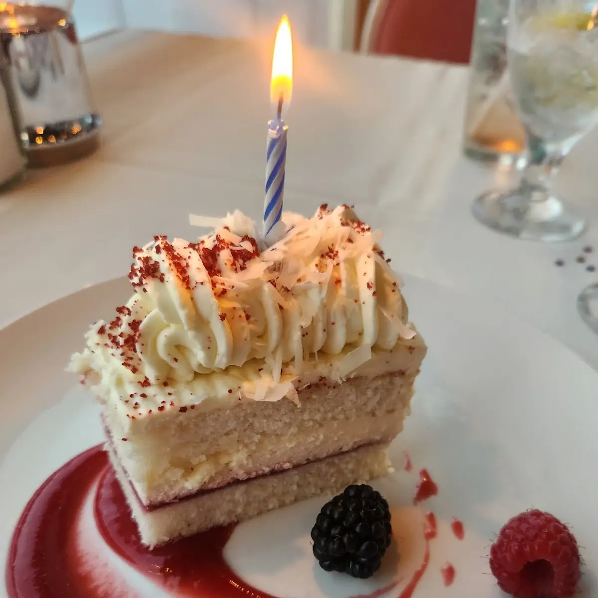 White Chocolate Mousse Cake