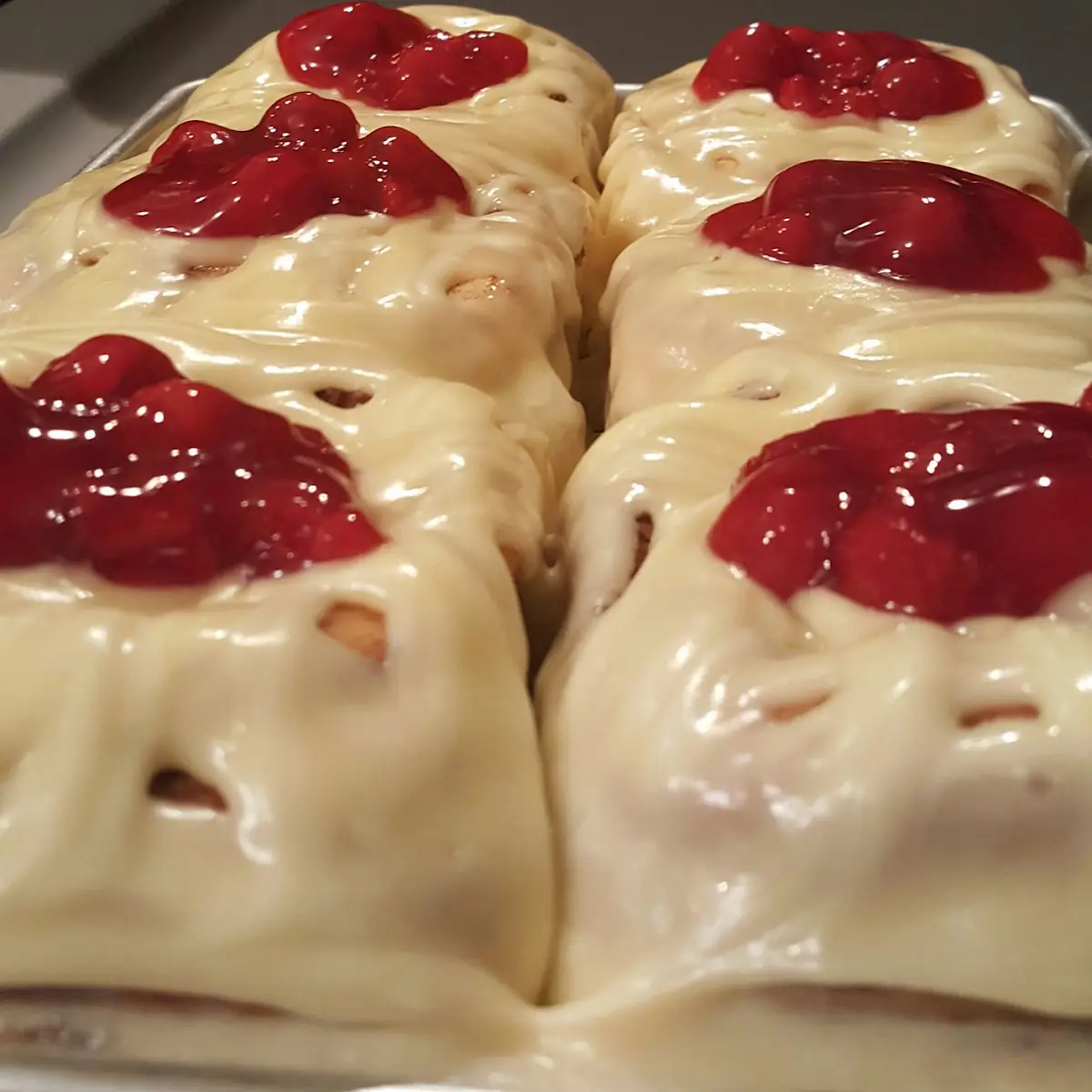 White Chocolate Raspberry Roll